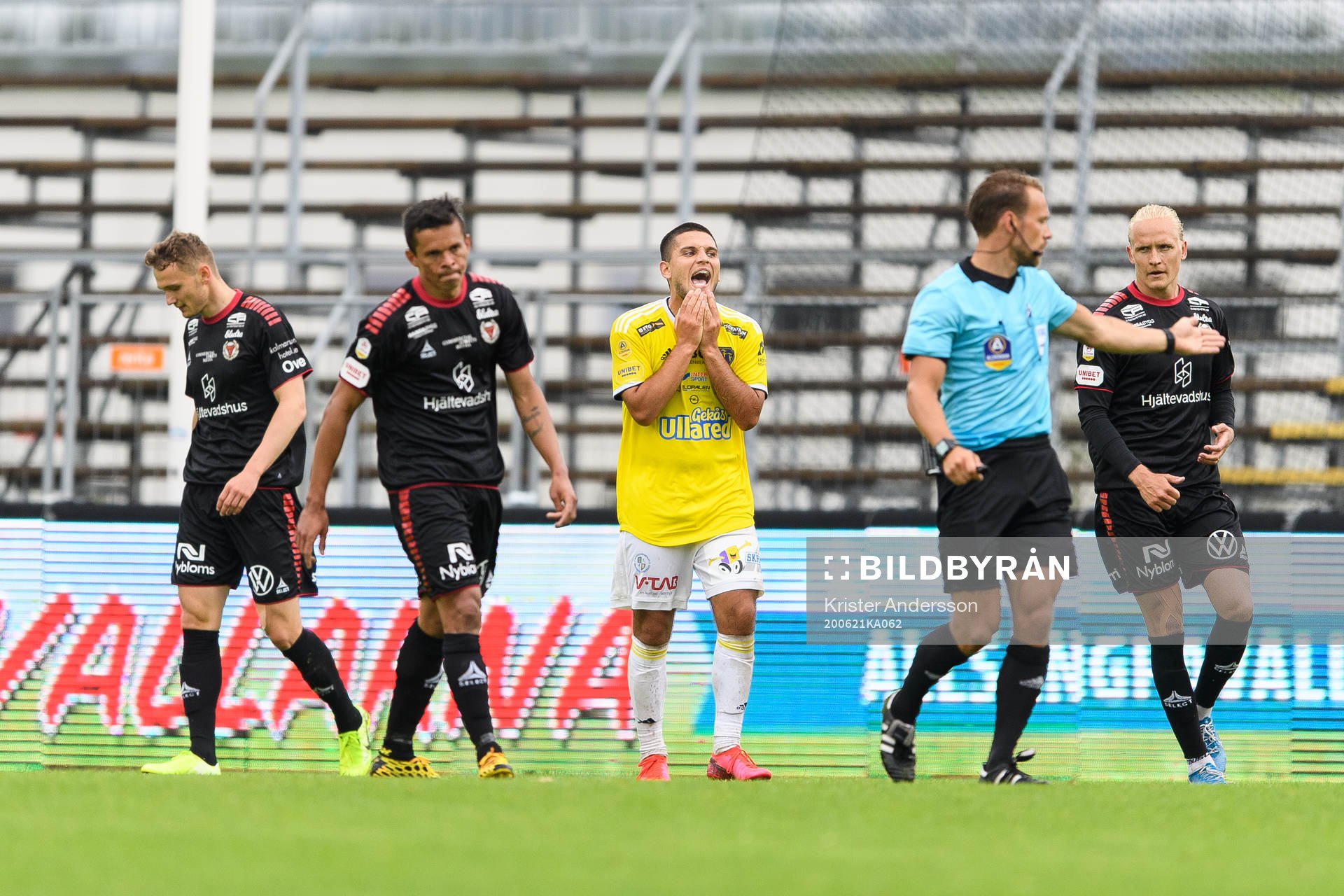 Falkenbergs Edi Sylisufaj deppar