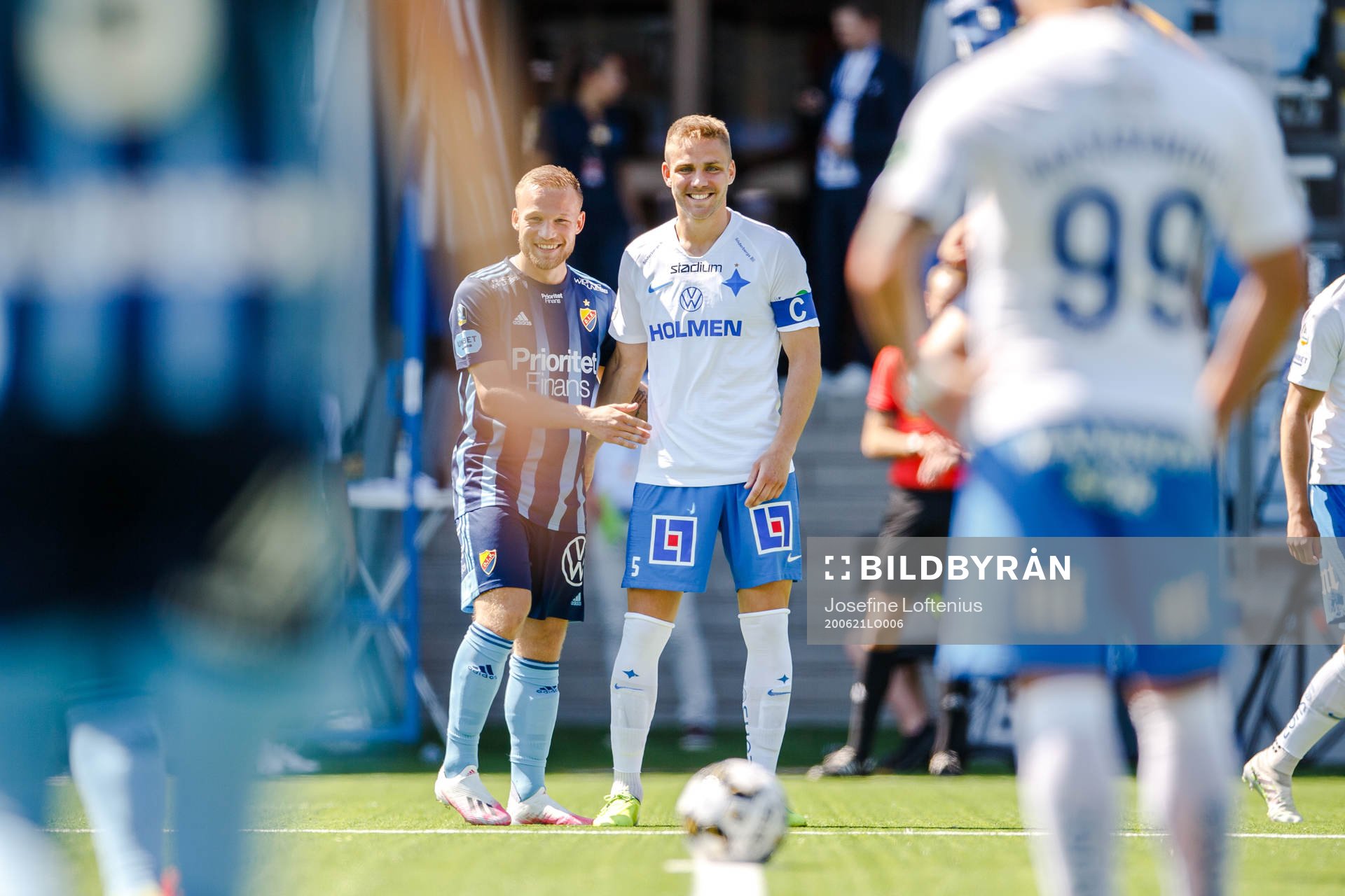 Djurgårdens Nicklas Bärkroth och IFK Norrköpings Filip