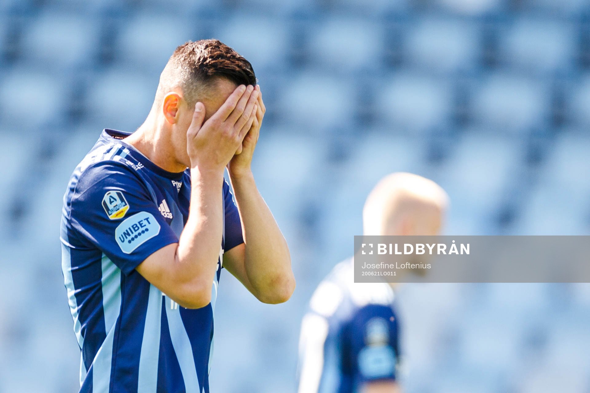Djurgårdens Haris Radetinac deppar