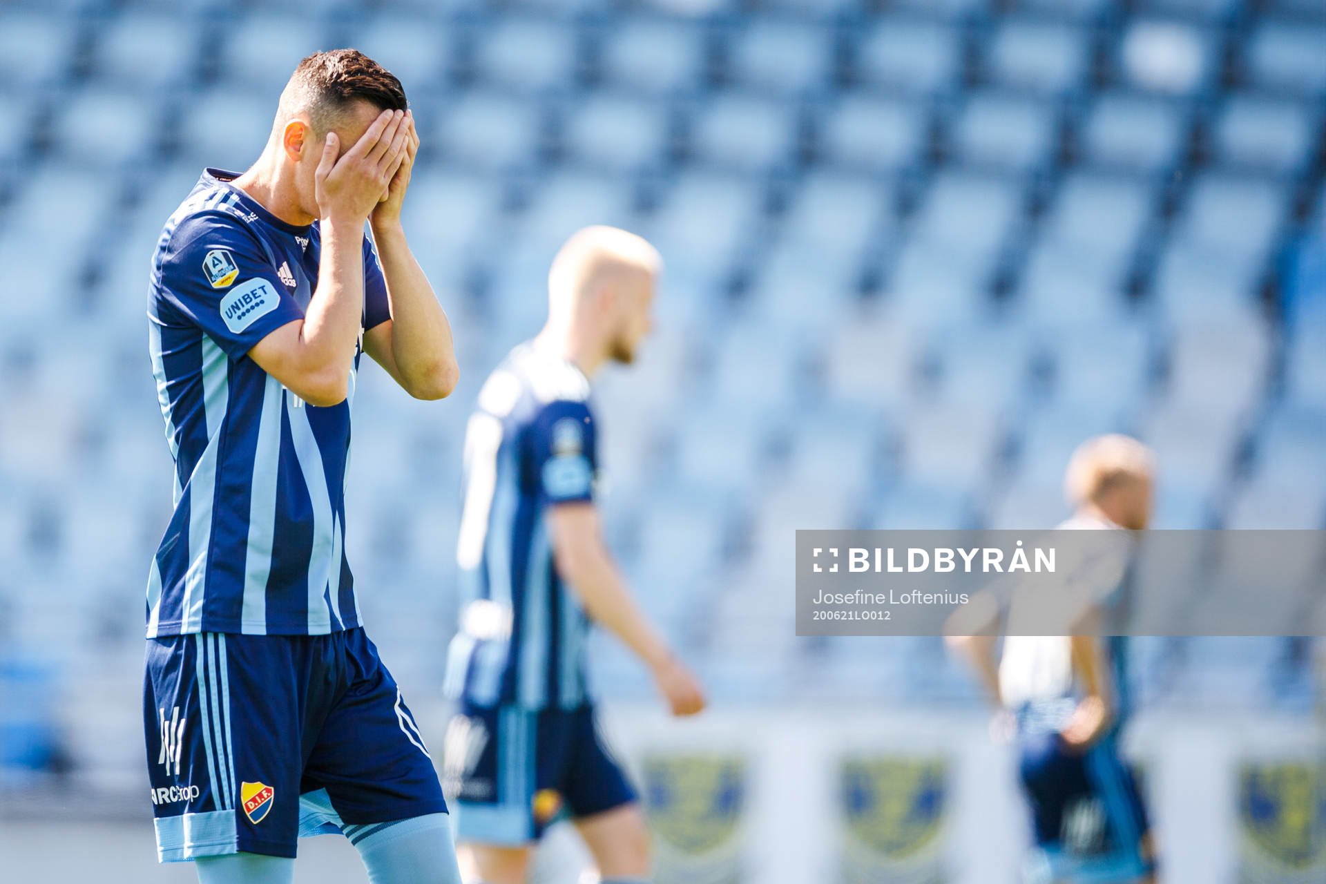Djurgårdens Haris Radetinac deppar