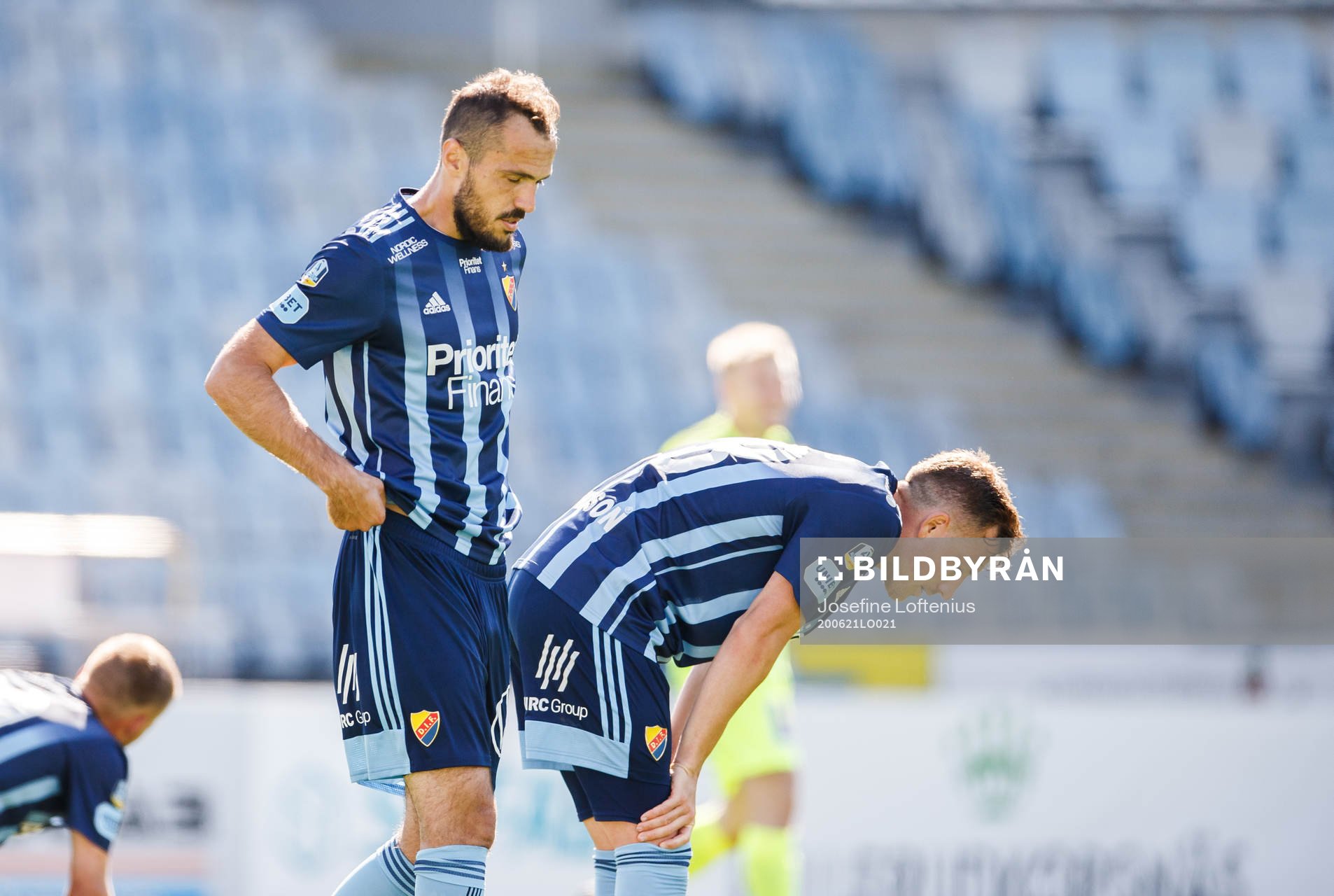 Djurgårdens Emir Kujovic och Fredrik Ulvestad deppar