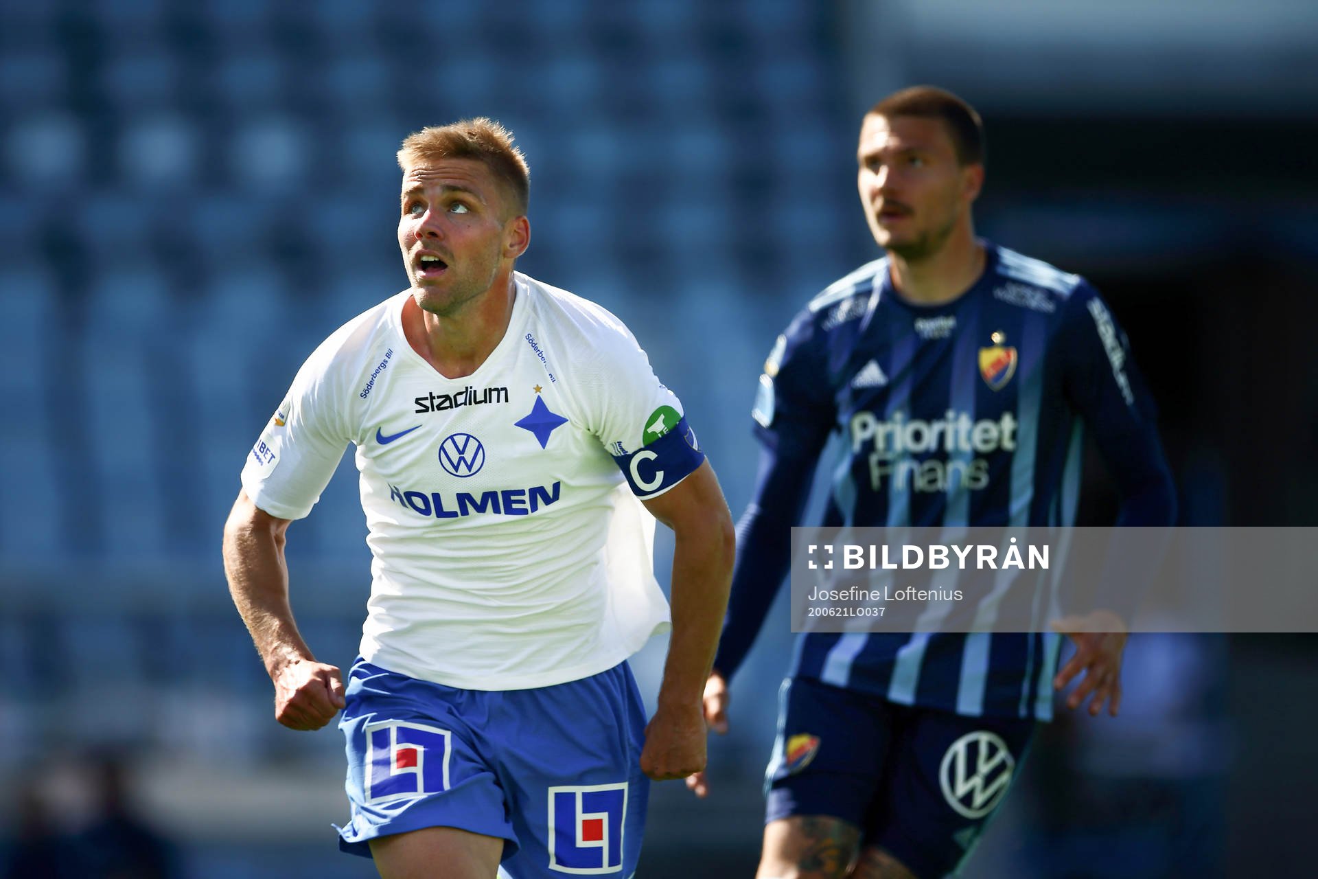 IFK Norrköpings Christoffer Nyman och Djurgårdens Emir
