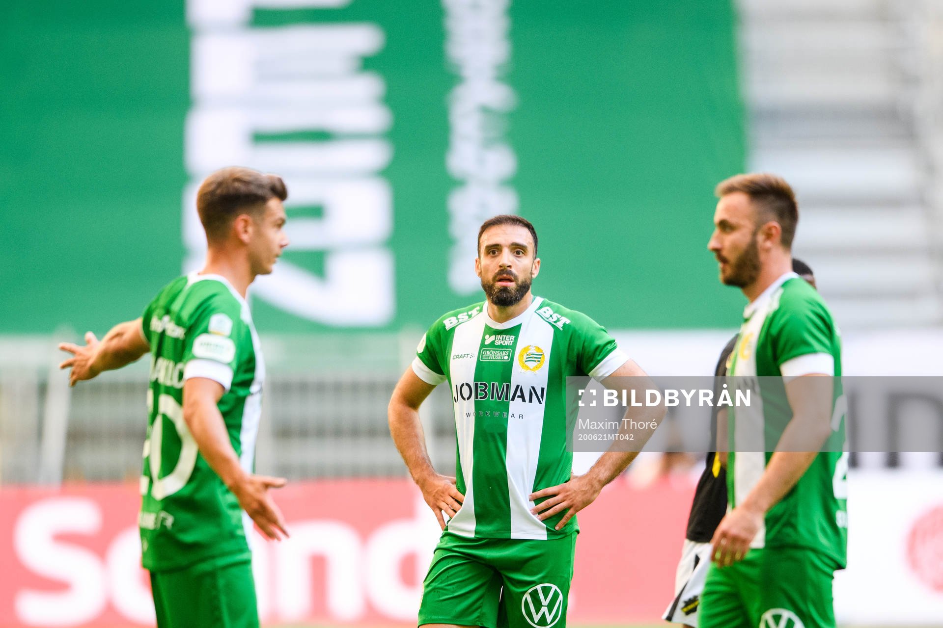 Hammarbys Alexander Kacaniklic , Abdul Khalili och Muamer