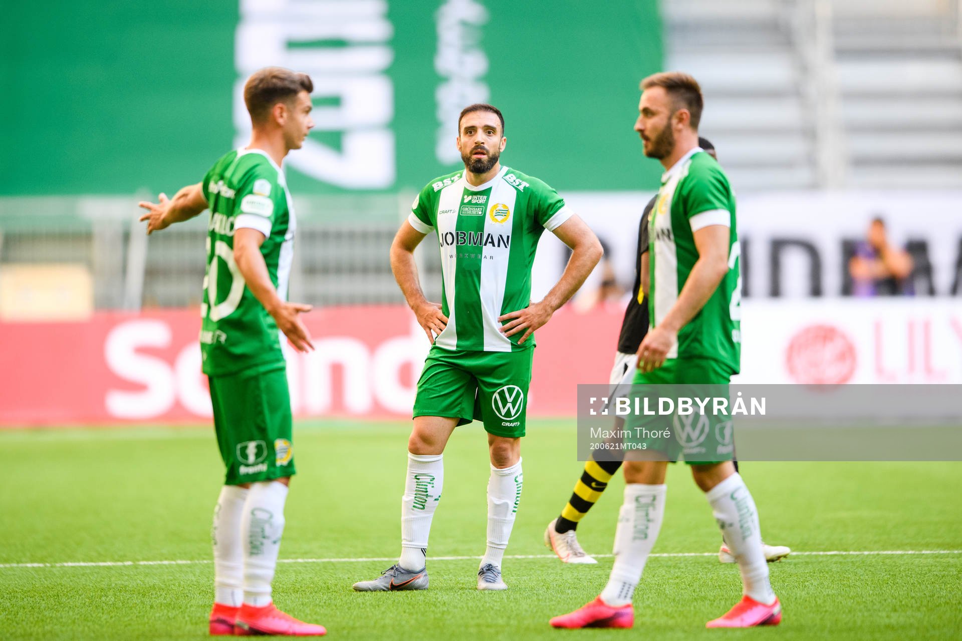 Hammarbys Alexander Kacaniklic , Abdul Khalili och Muamer