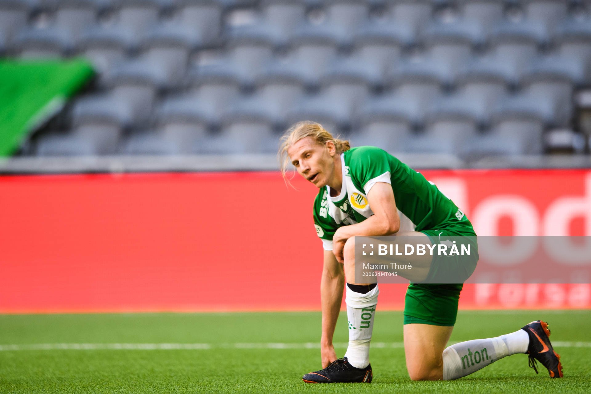 Hammarbys Gustav Ludwigson deppar