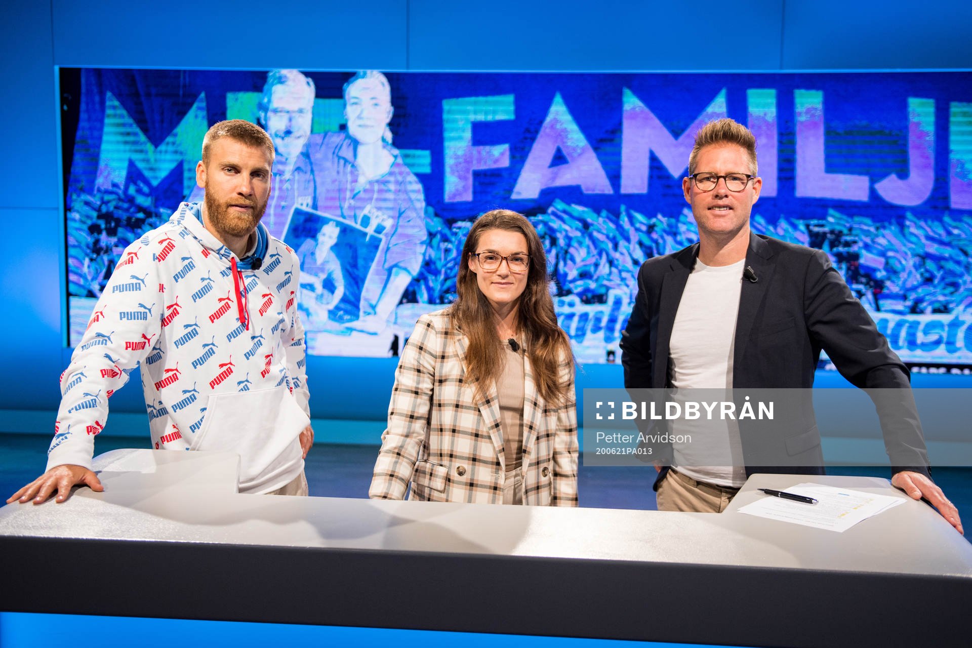 Rasmus Bengtsson, Saga Fredriksson och Magnus Svensson i