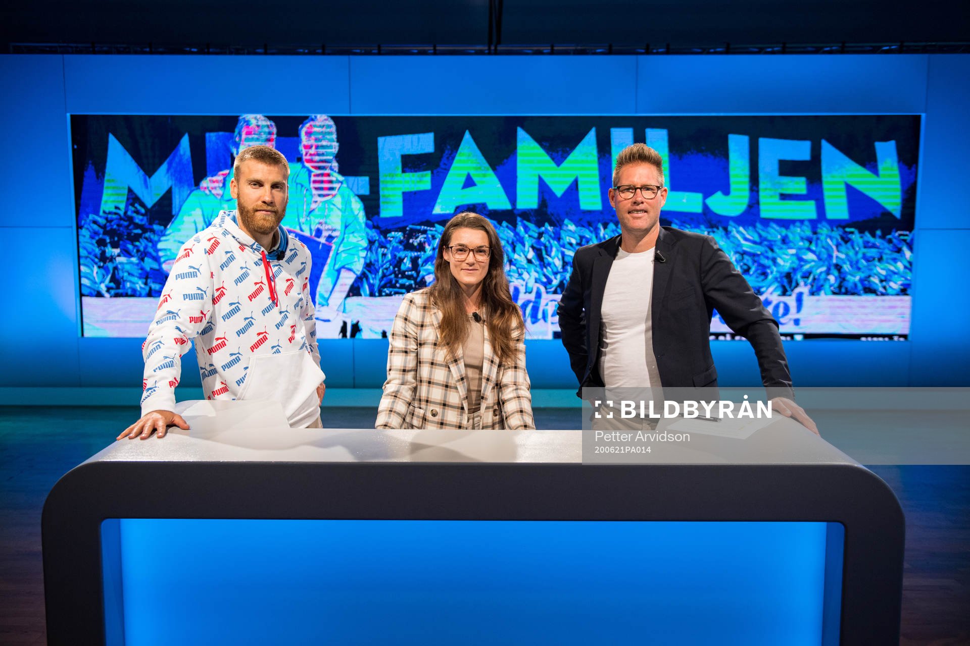 Rasmus Bengtsson, Saga Fredriksson och Magnus Svensson i