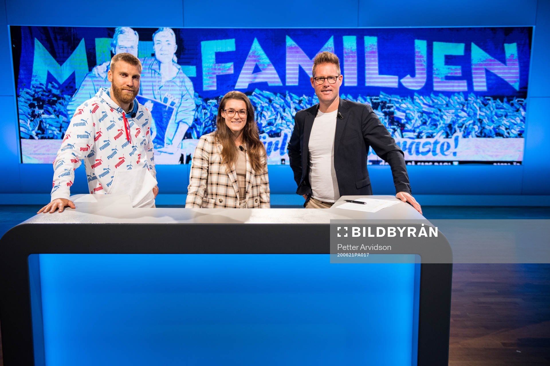 Rasmus Bengtsson, Saga Fredriksson och Magnus Svensson i