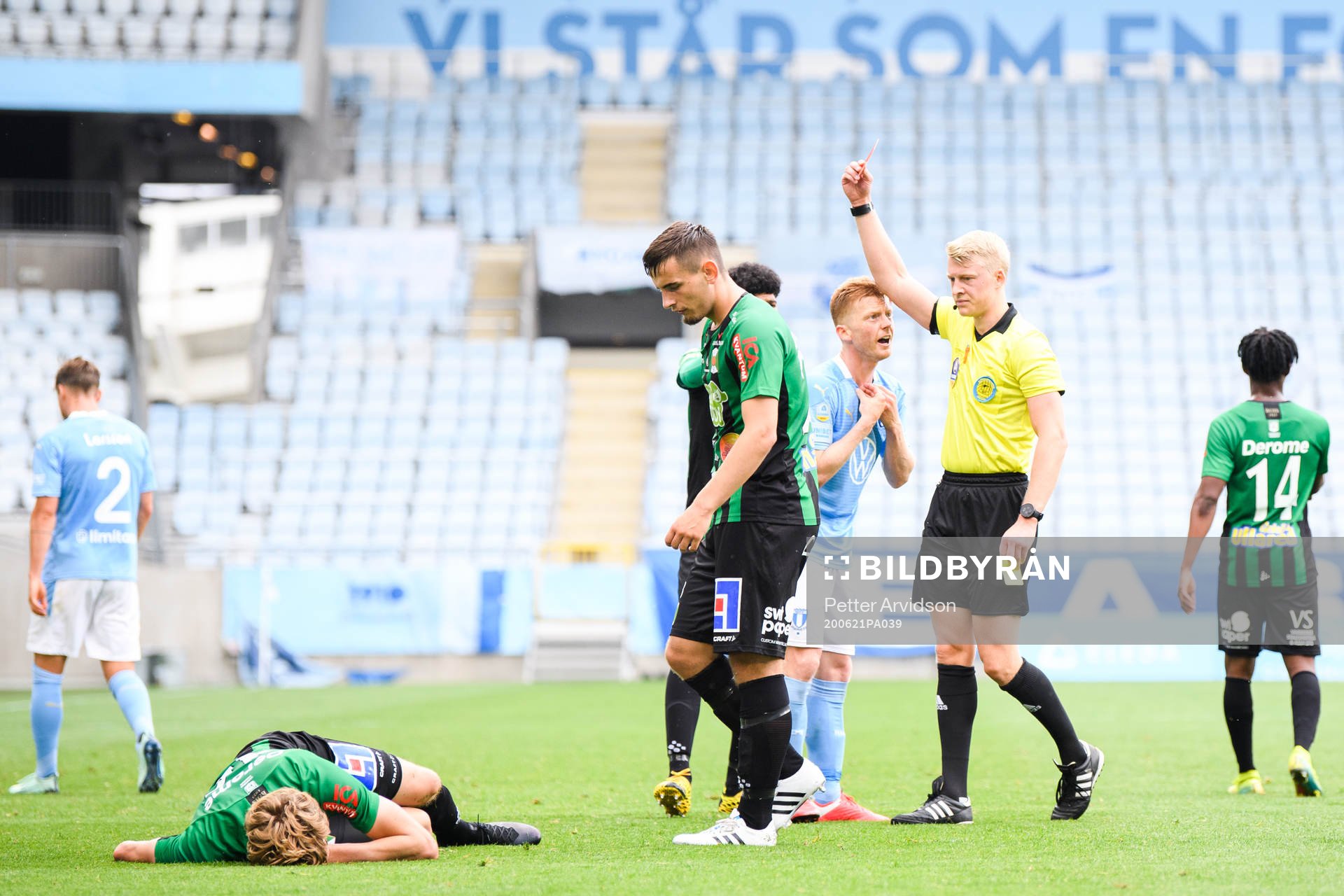 Malmö FFs Anders Christiansen får sin andra varning av