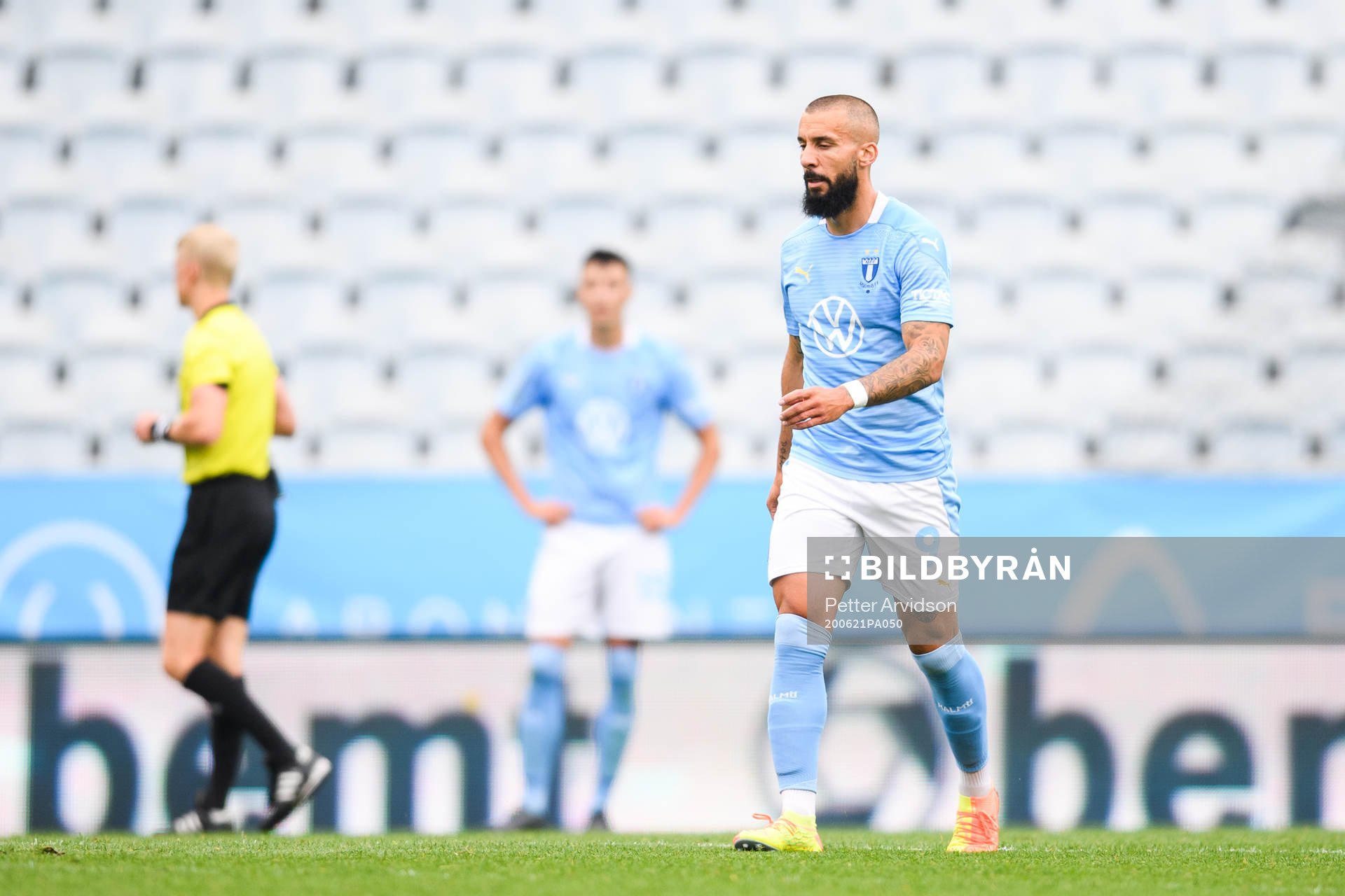 Malmö FFs Guillermo Molins deppar
