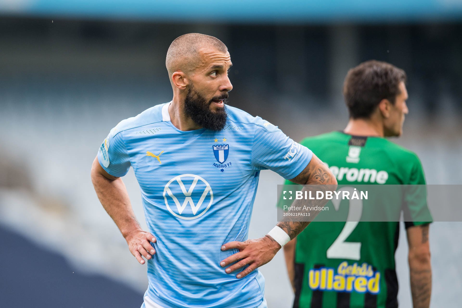 Malmö FFs Guillermo Molins deppar