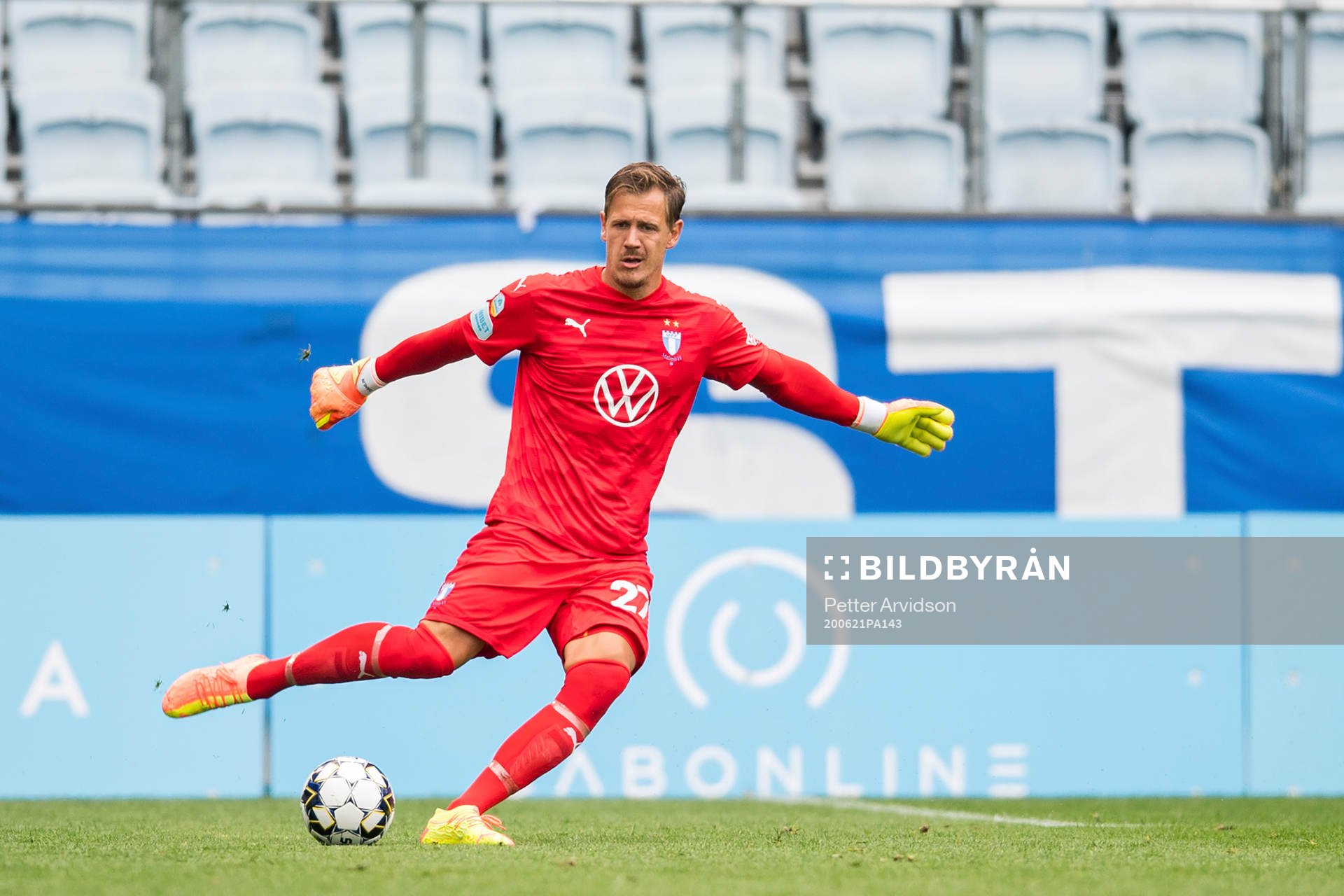 Malmö FFs målvakt Johan Dahlin