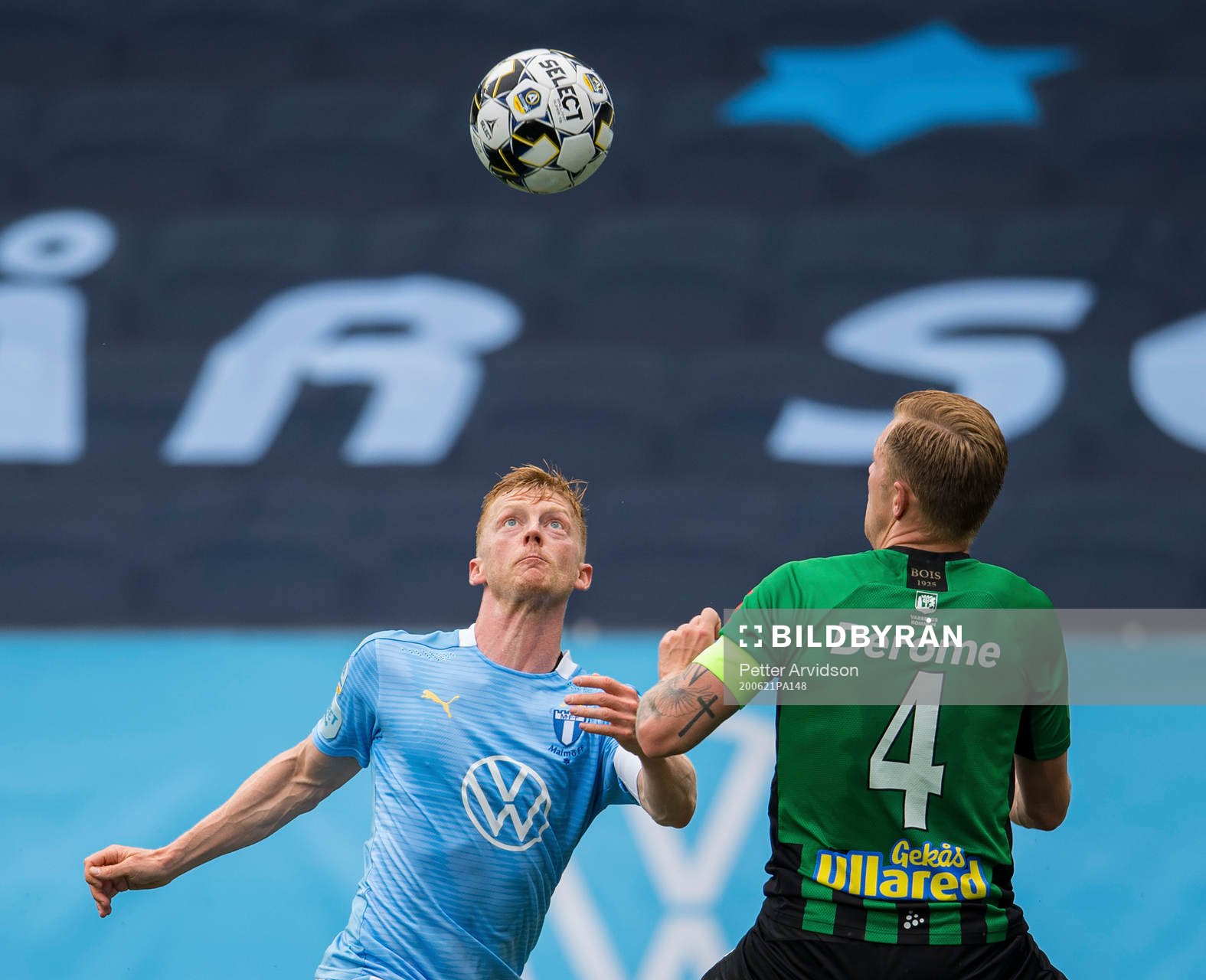 Malmö FFs Anders Christiansen och Varbergs Jesper Modig