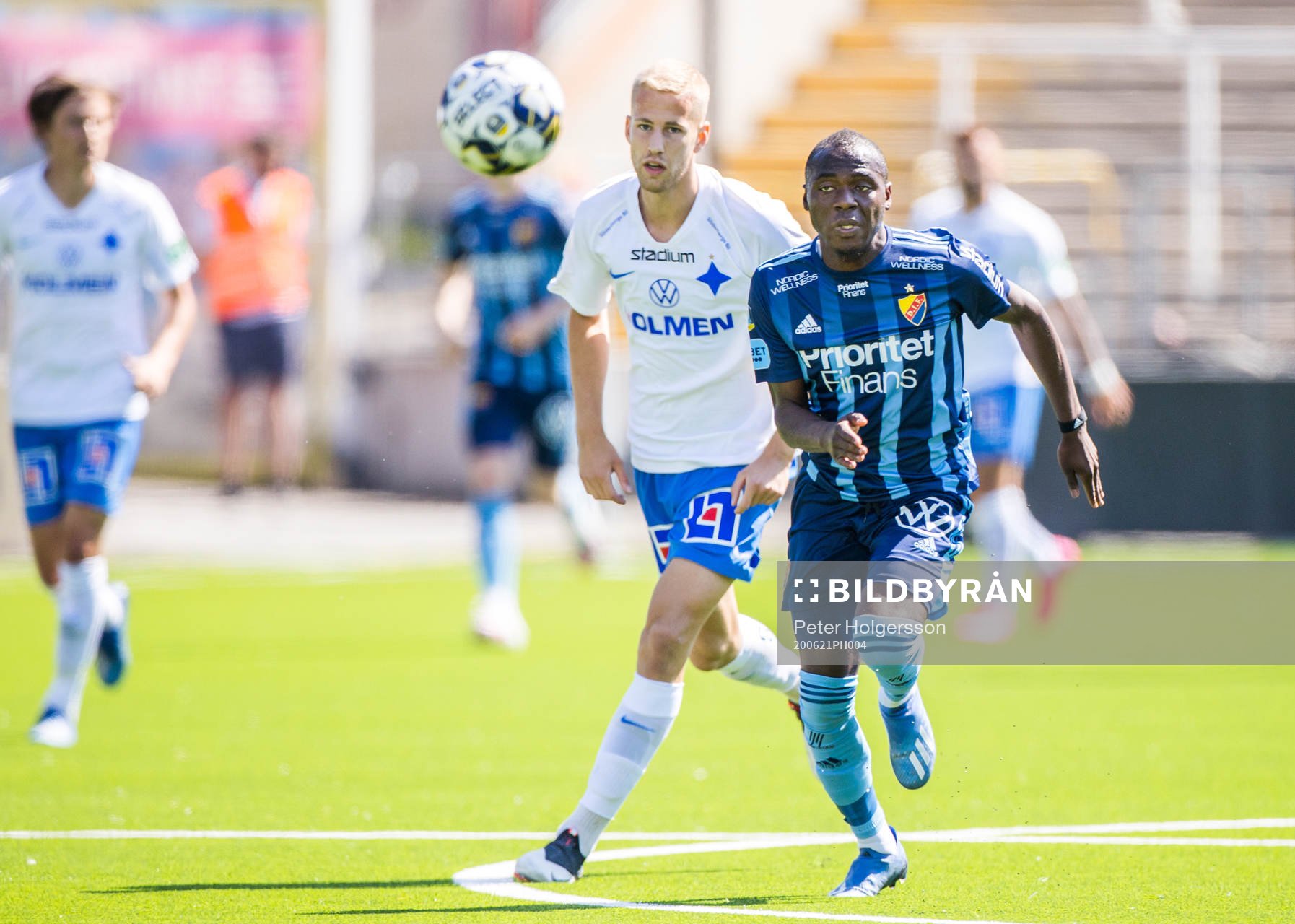 Djurgårdens Edward Chilufya och IFK Norrköpings Filip