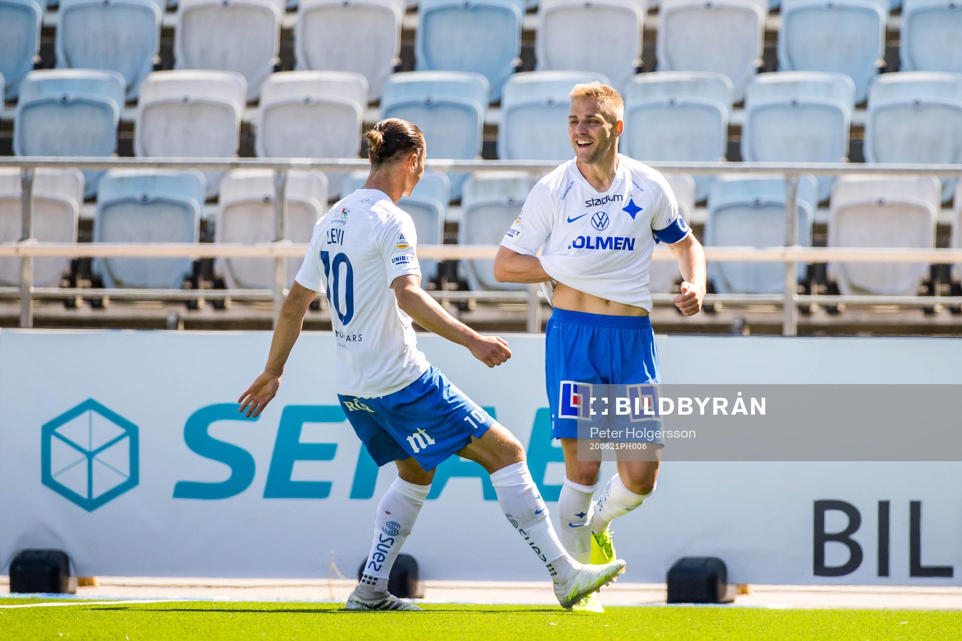 IFK Norrköpings Christoffer Nyman jublar