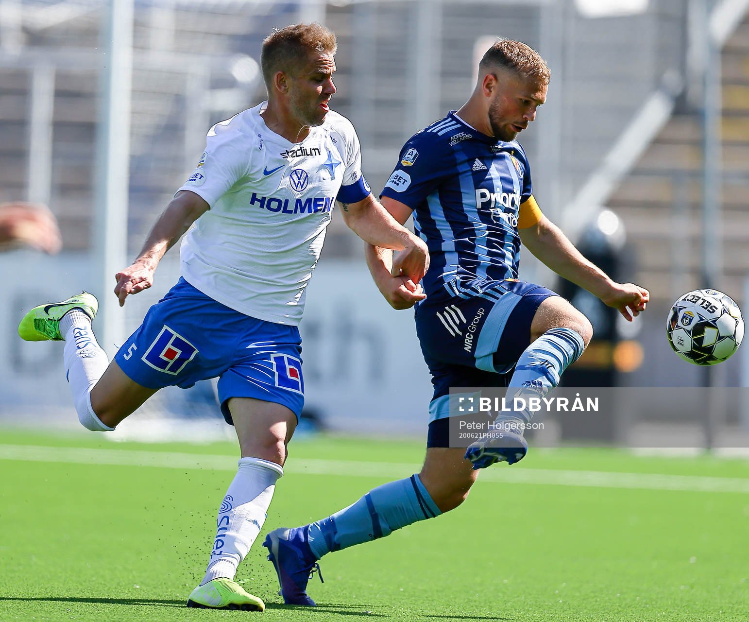 IFK Norrköpings Christoffer Nyman och Djurgårdens Jesper