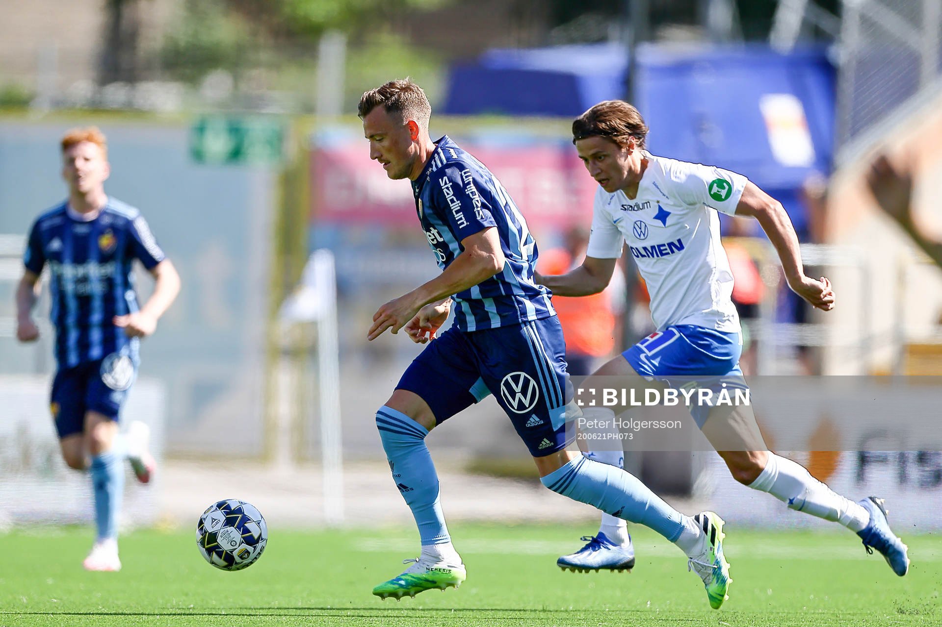 Djurgårdens Fredrik Ulvestad och IFK Norrköpings Simon