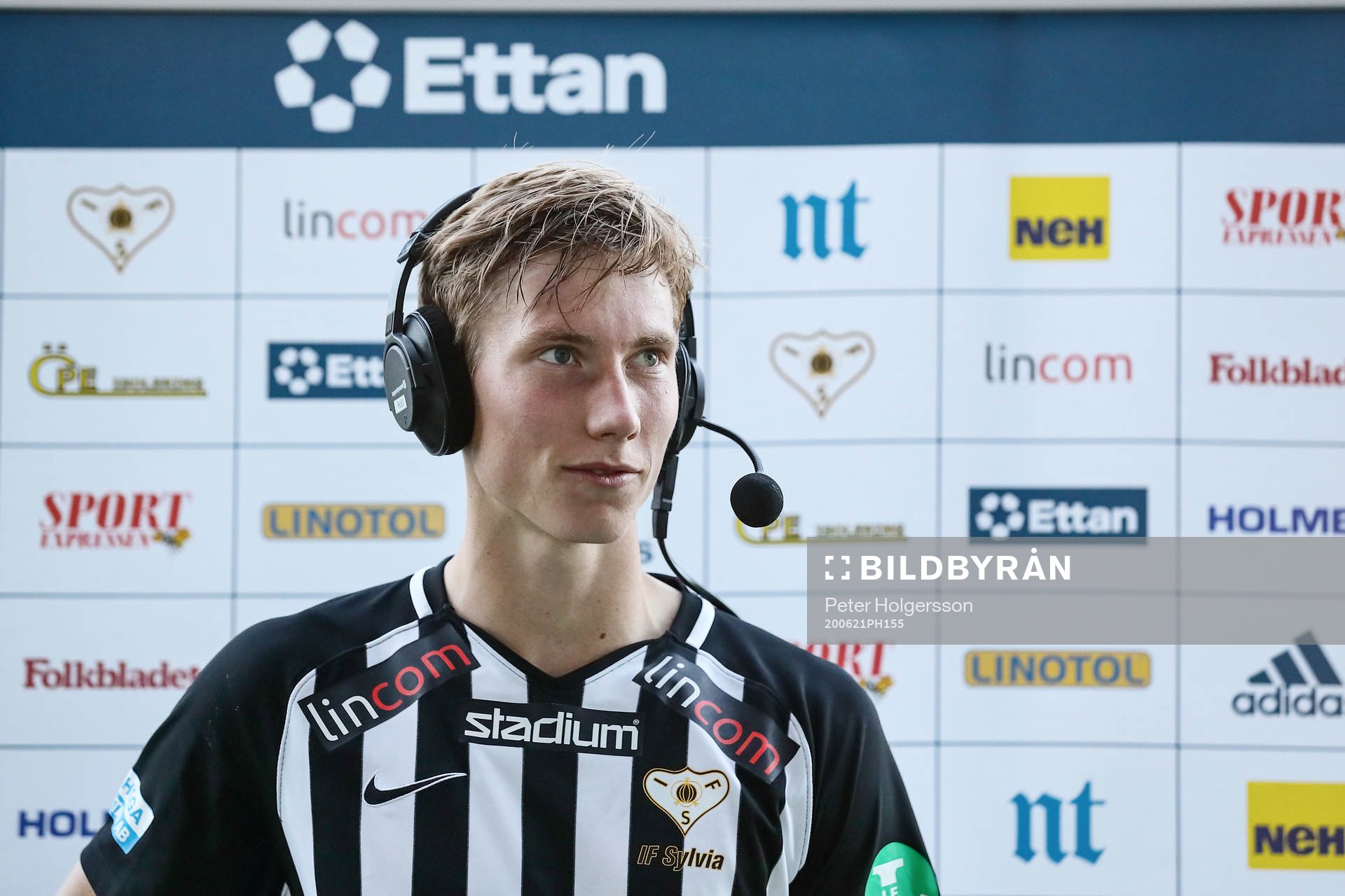 Sylvias Robin Frej som gjorde det enda målet 1-0