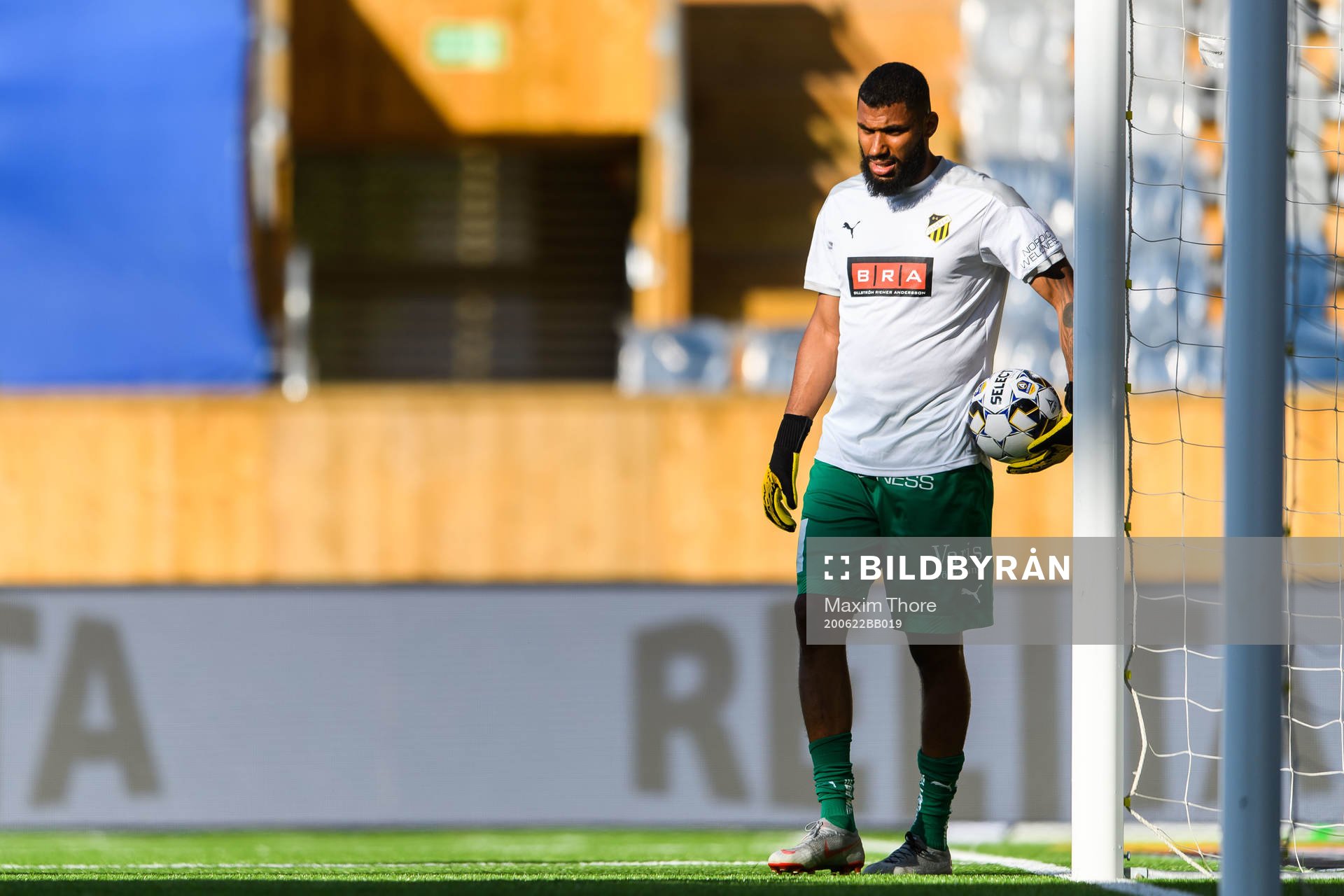 Häckens målvakt Jonathan Ursin Rasheed
