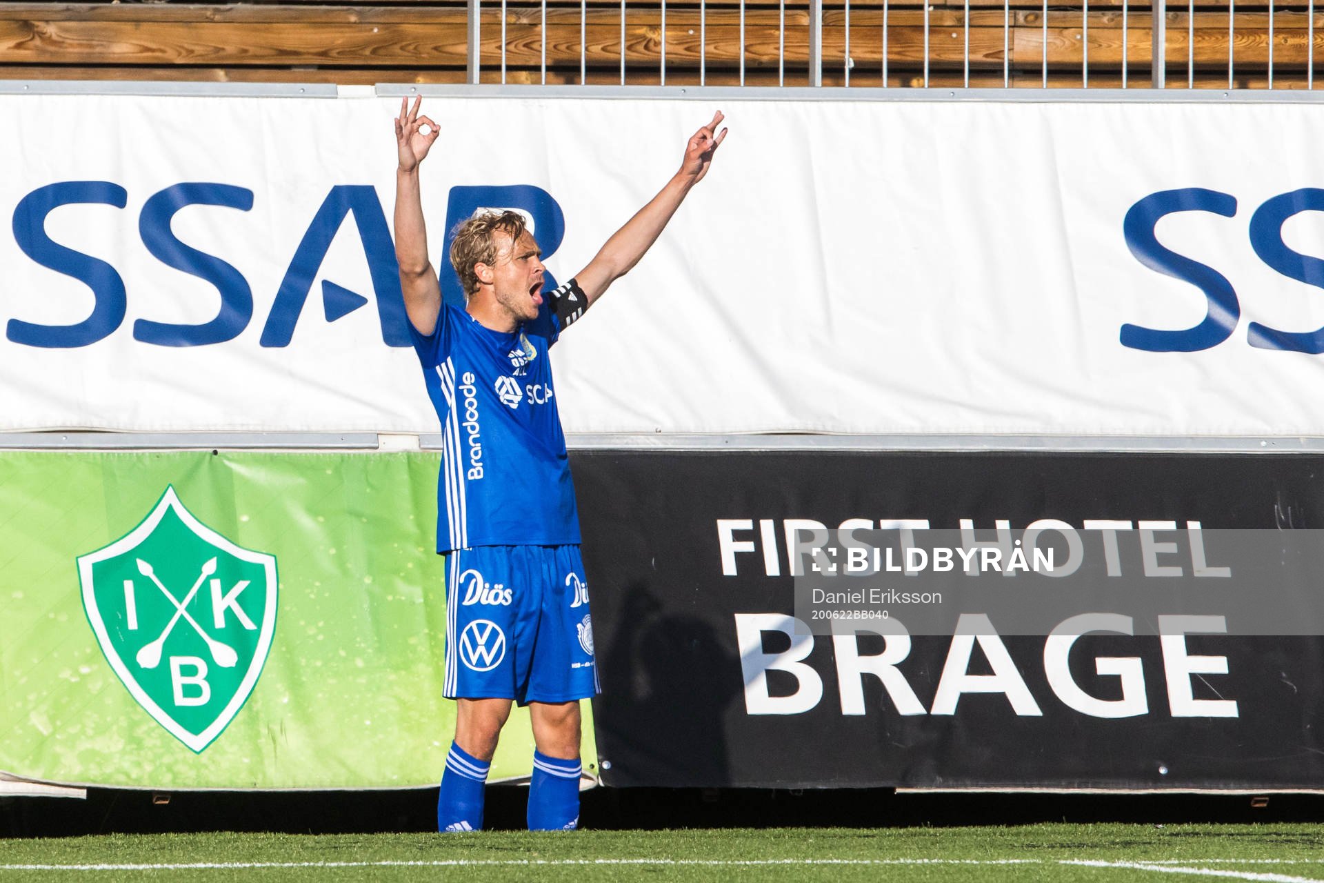 Sundsvalls Pontus Engblom jublar