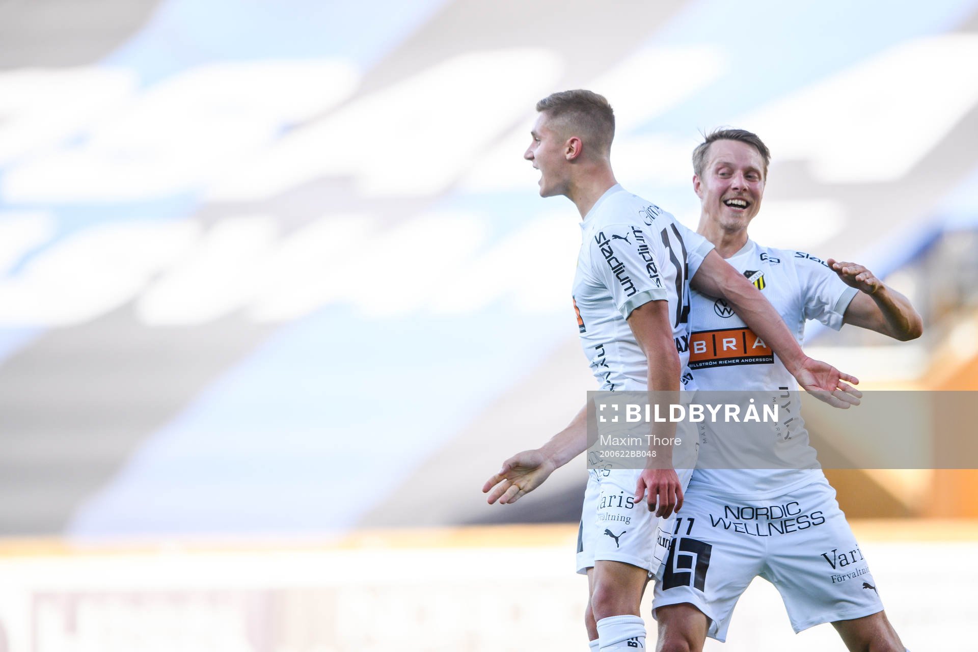 Häckens Leo Bengtsson jublar