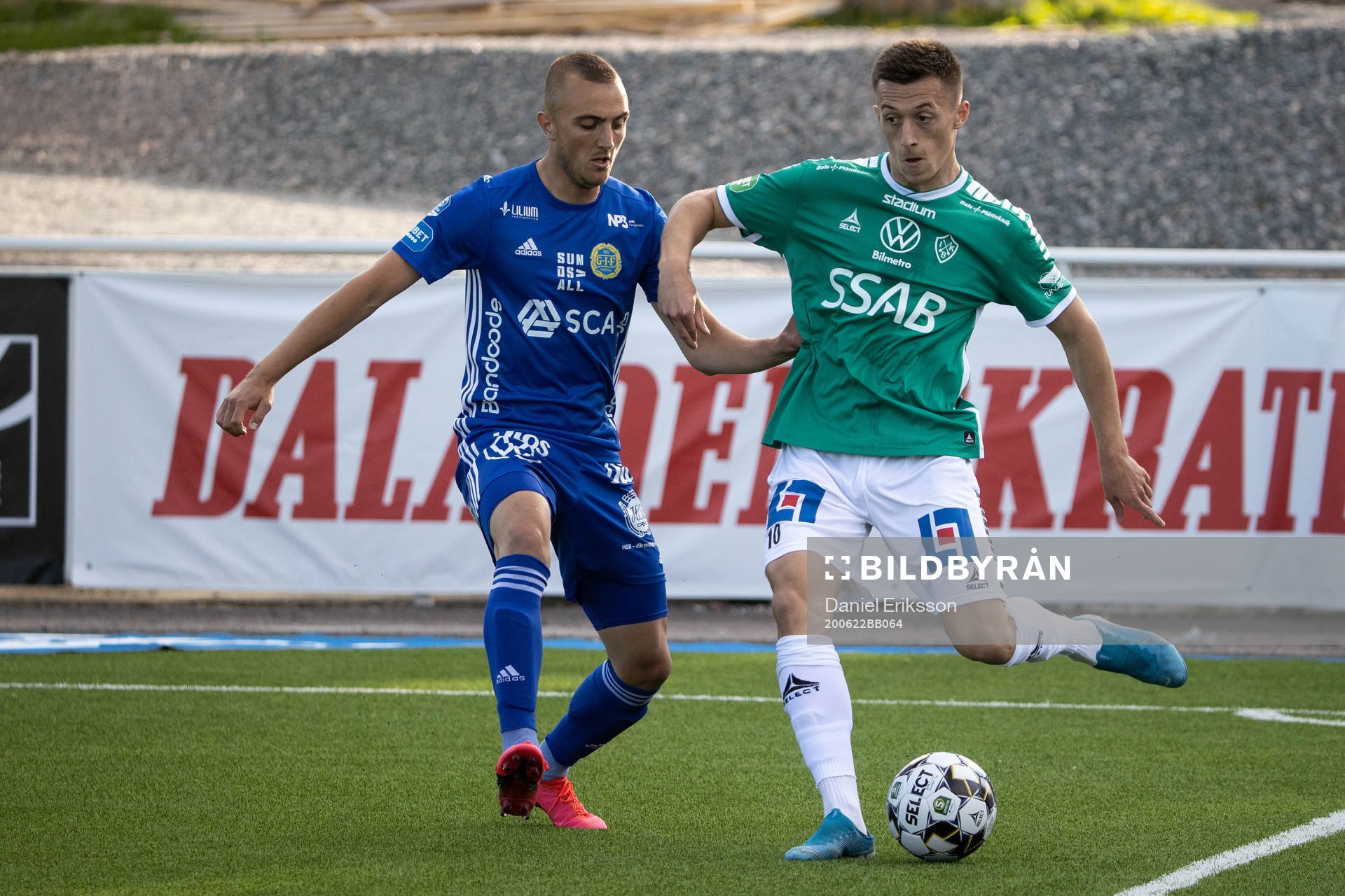 Brages Leonard Pllana och Sundsvalls Dennis Olsson