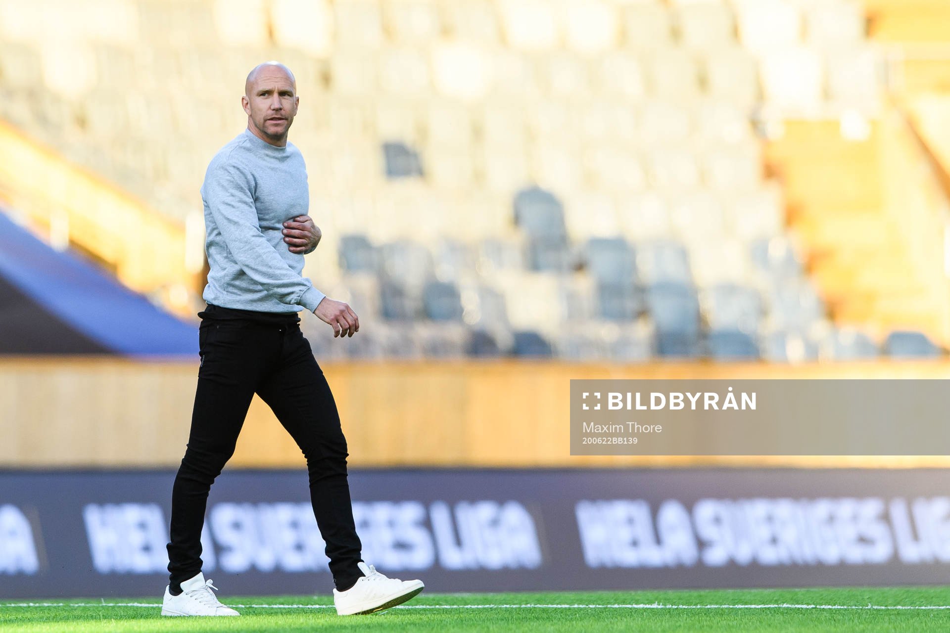 Sirius tränare Henrik Rydström efter fotbollsmatchen i Allsvenskan mellan Sirius och Häcken den 22 juni 2020 i Uppsala.