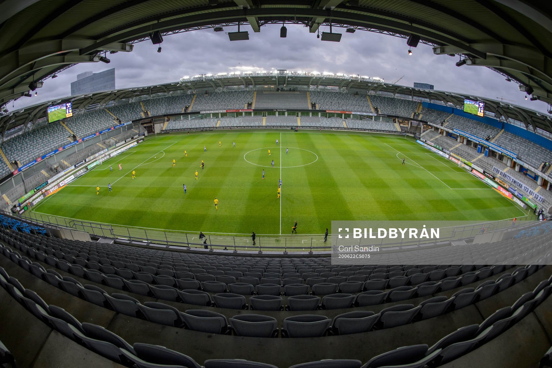 Tomma läktare på Gamla Ullevi