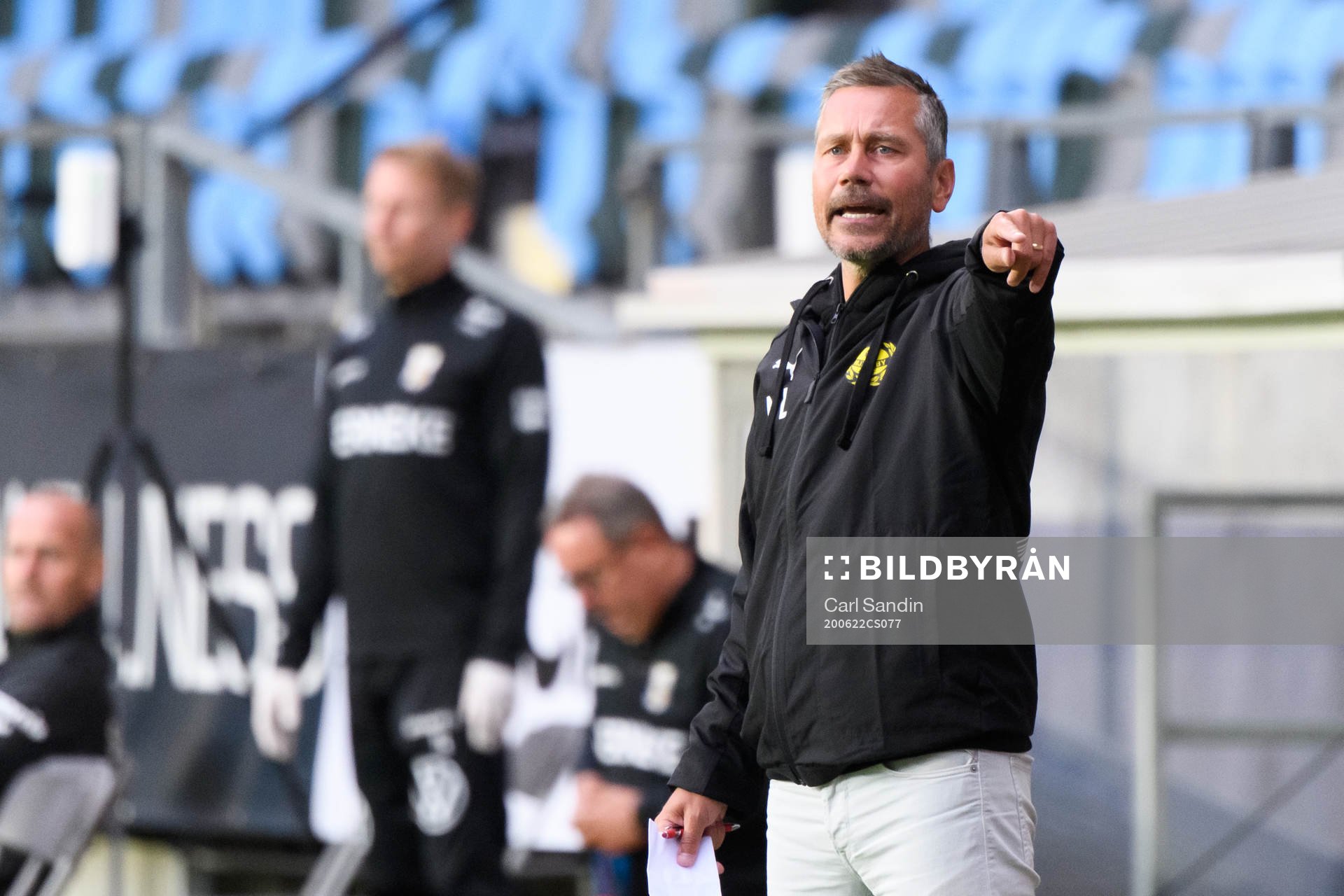 Mjällbys tränare Marcus Lantz