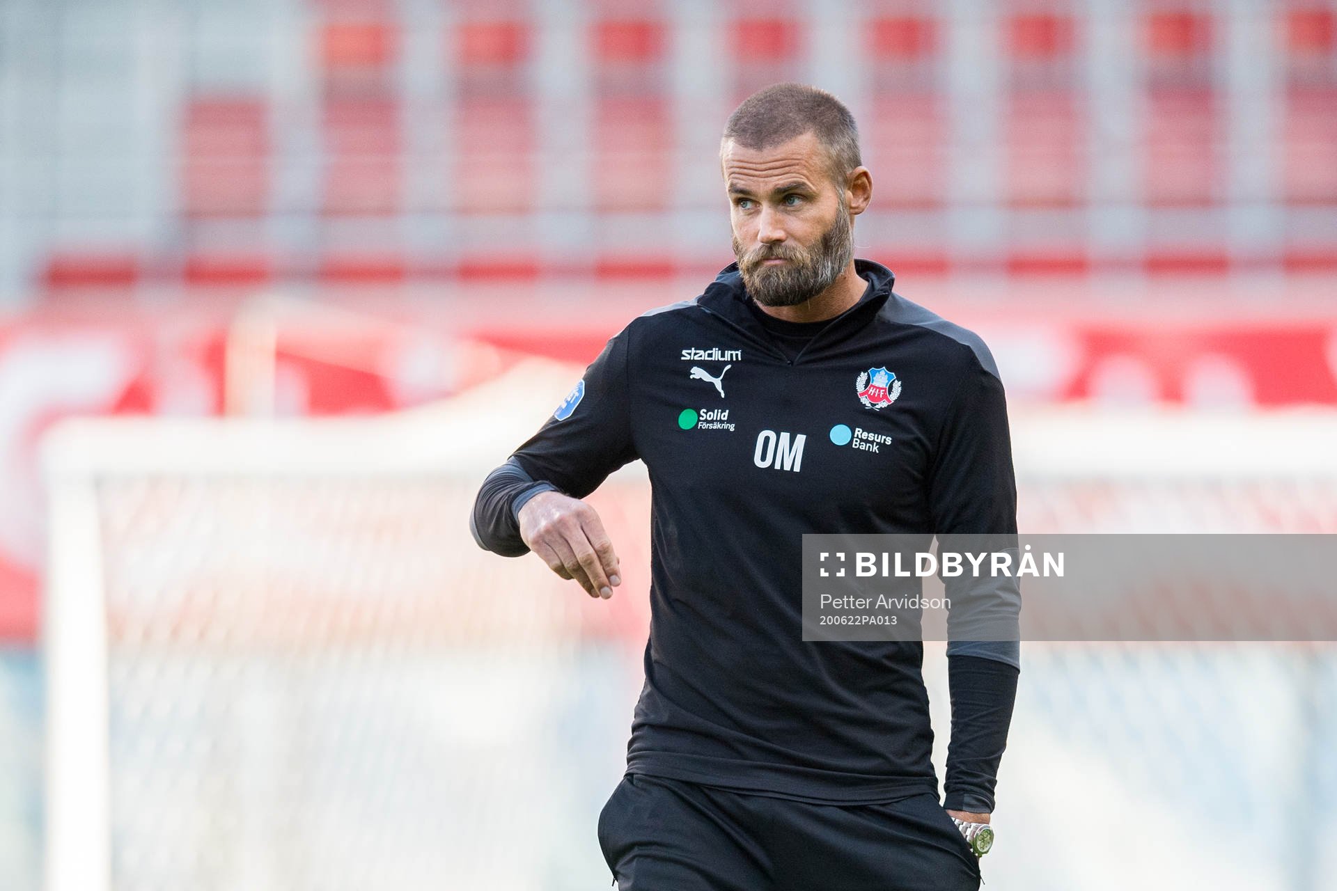 Helsingborgs tränare Olof Mellberg