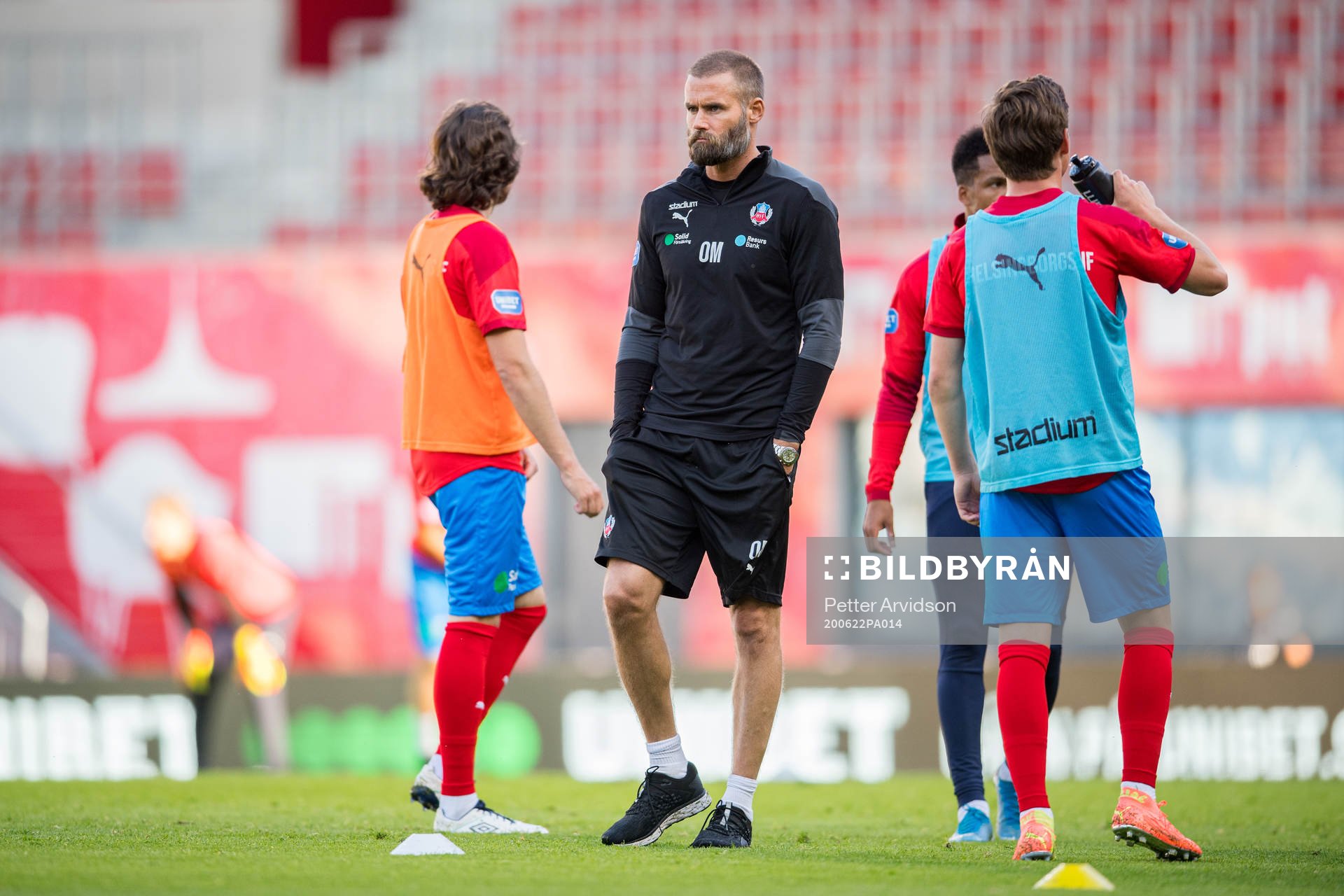 Helsingborgs tränare Olof Mellberg