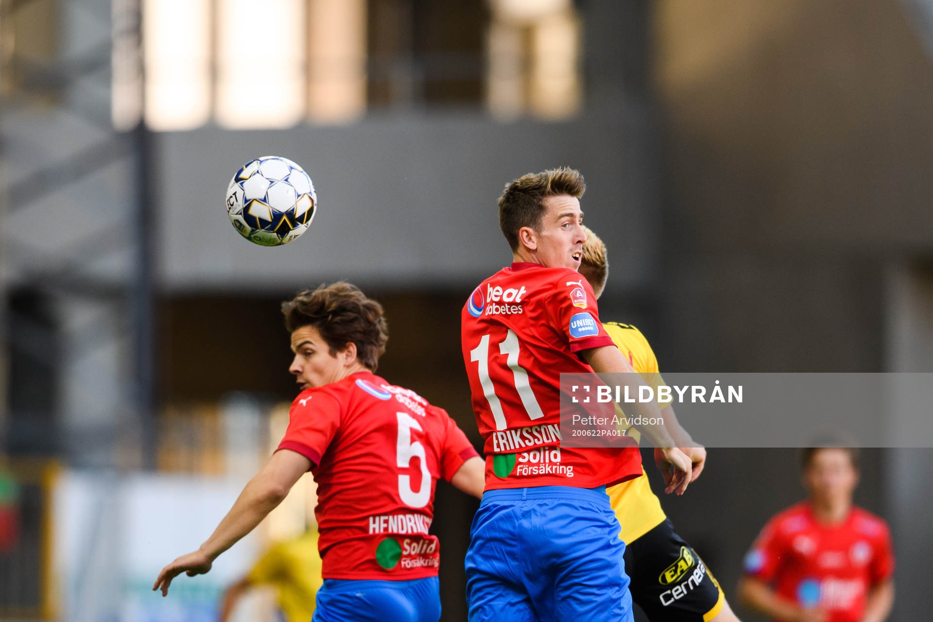 Helsingborgs Brandur Hendriksson och Adam Eriksson