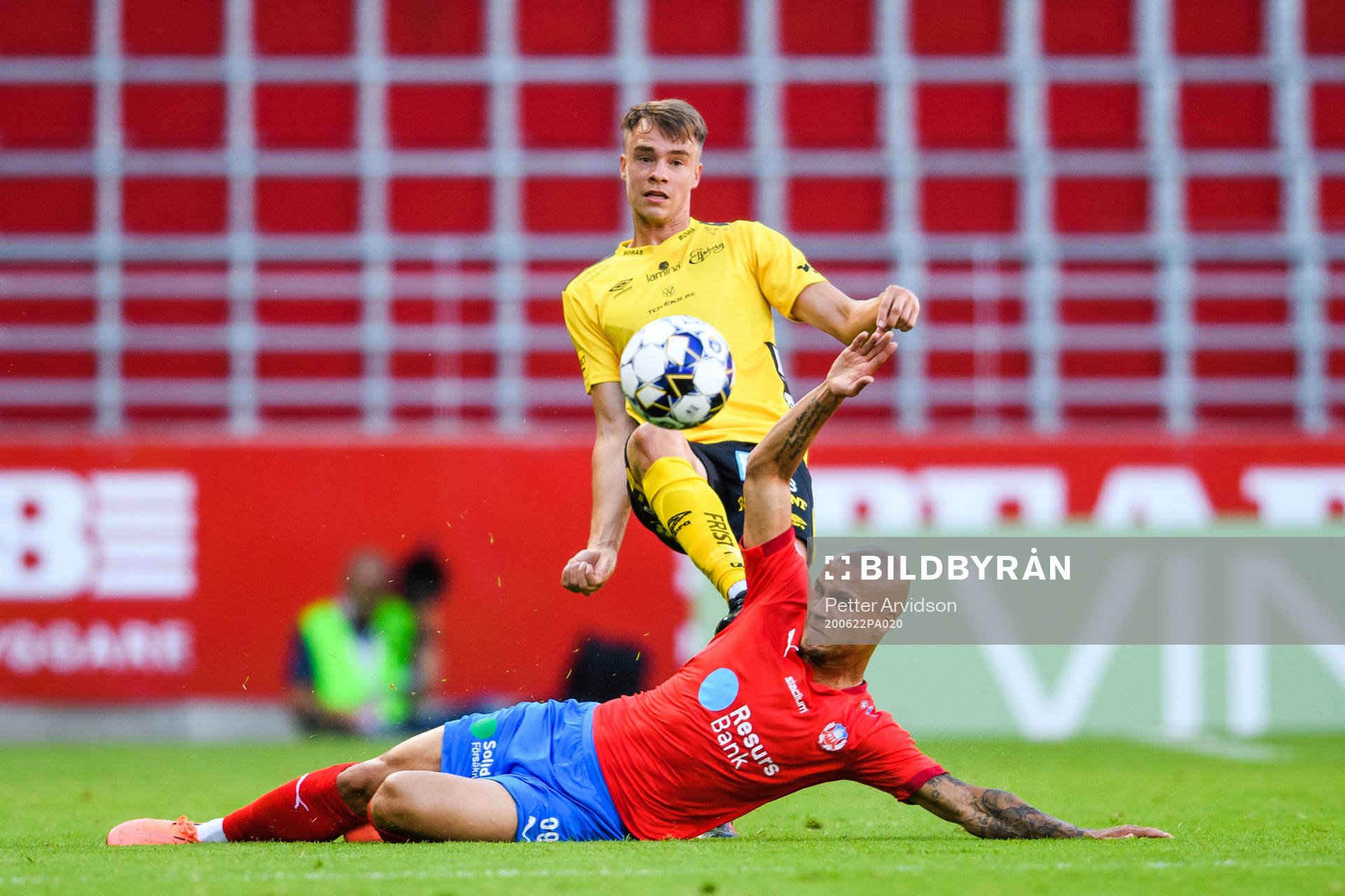 Elfsborgs Leo Väisänen och Helsingborgs Anthony van