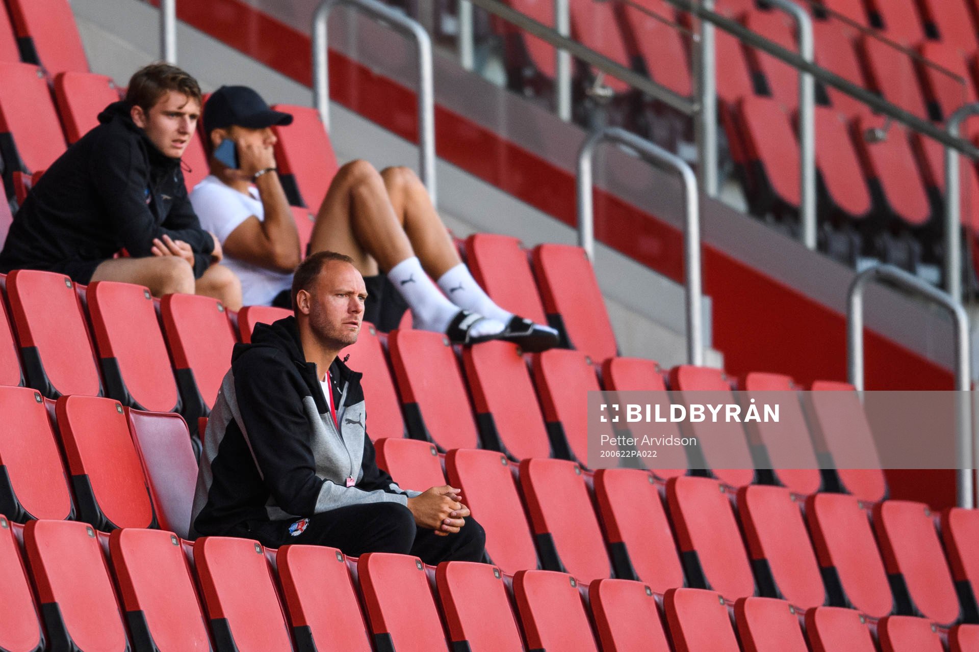 Helsingborgs Andreas Granqvist på läktarplats