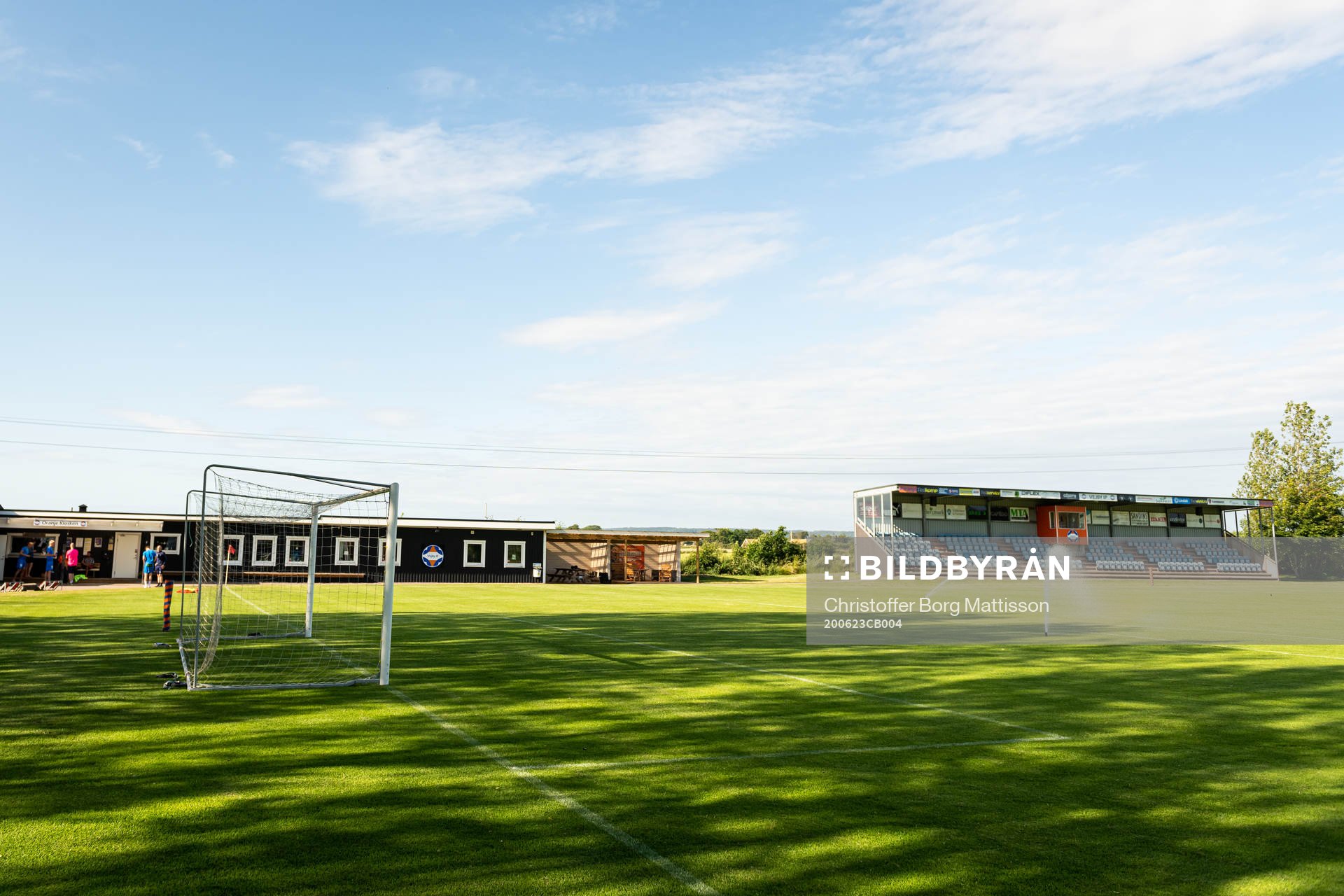Interiör vy över Vejby IP