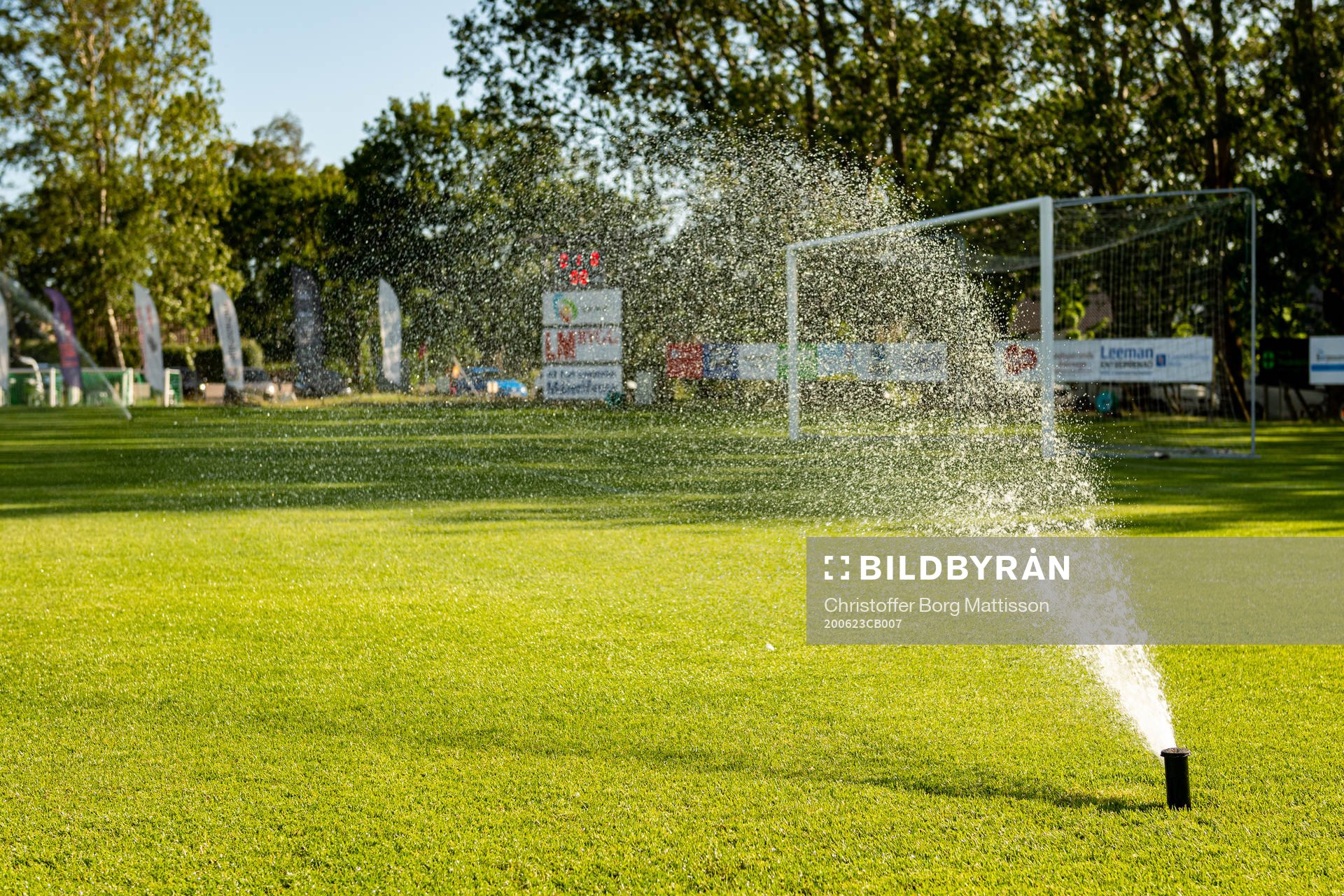 Bevattning av Vejby IP