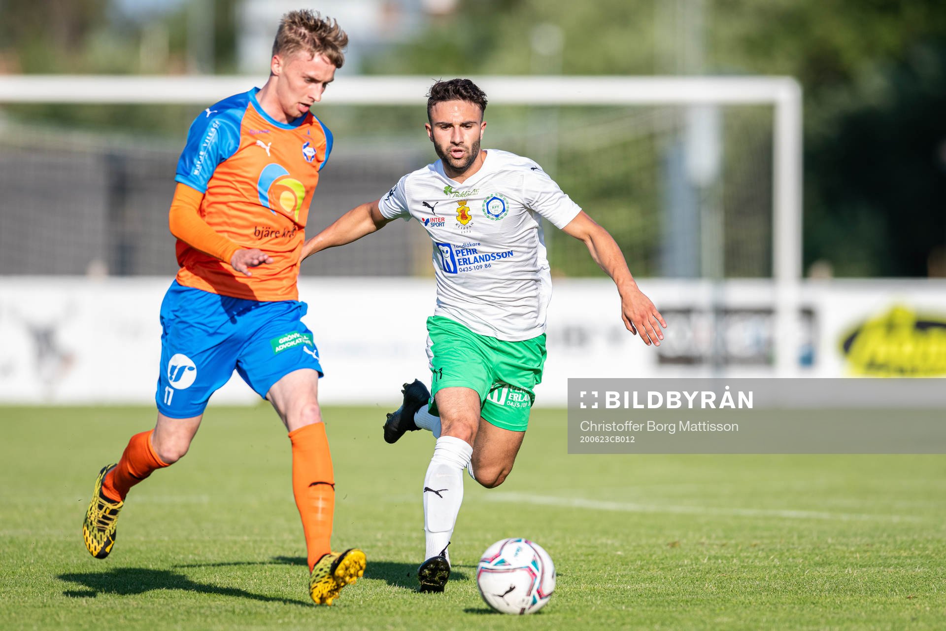 Vejbys Dennis Ericson och Klippans Dylan Gomli