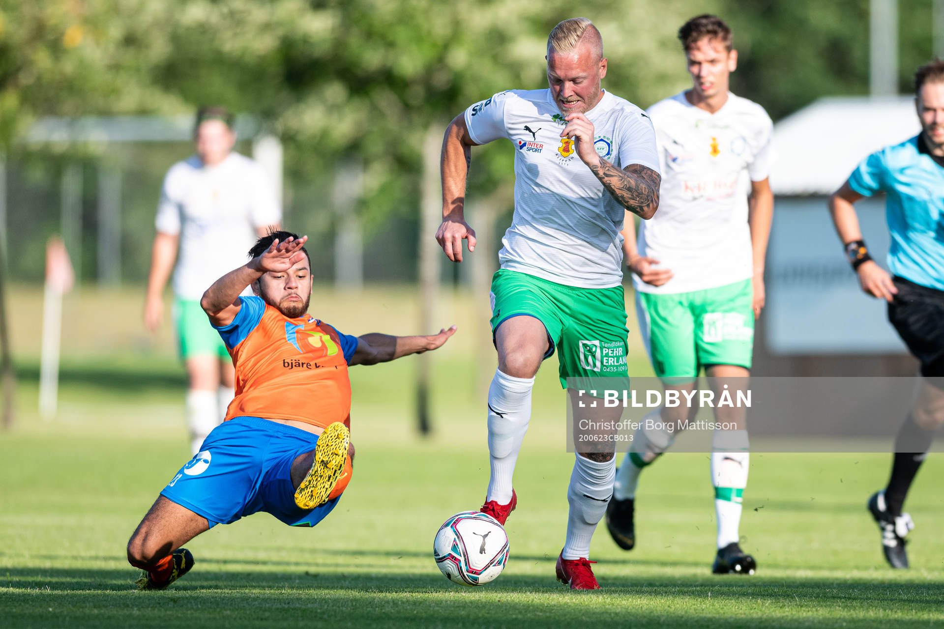 Vejbys Stanley Batres Prado och Klippans Tobias Zentio
