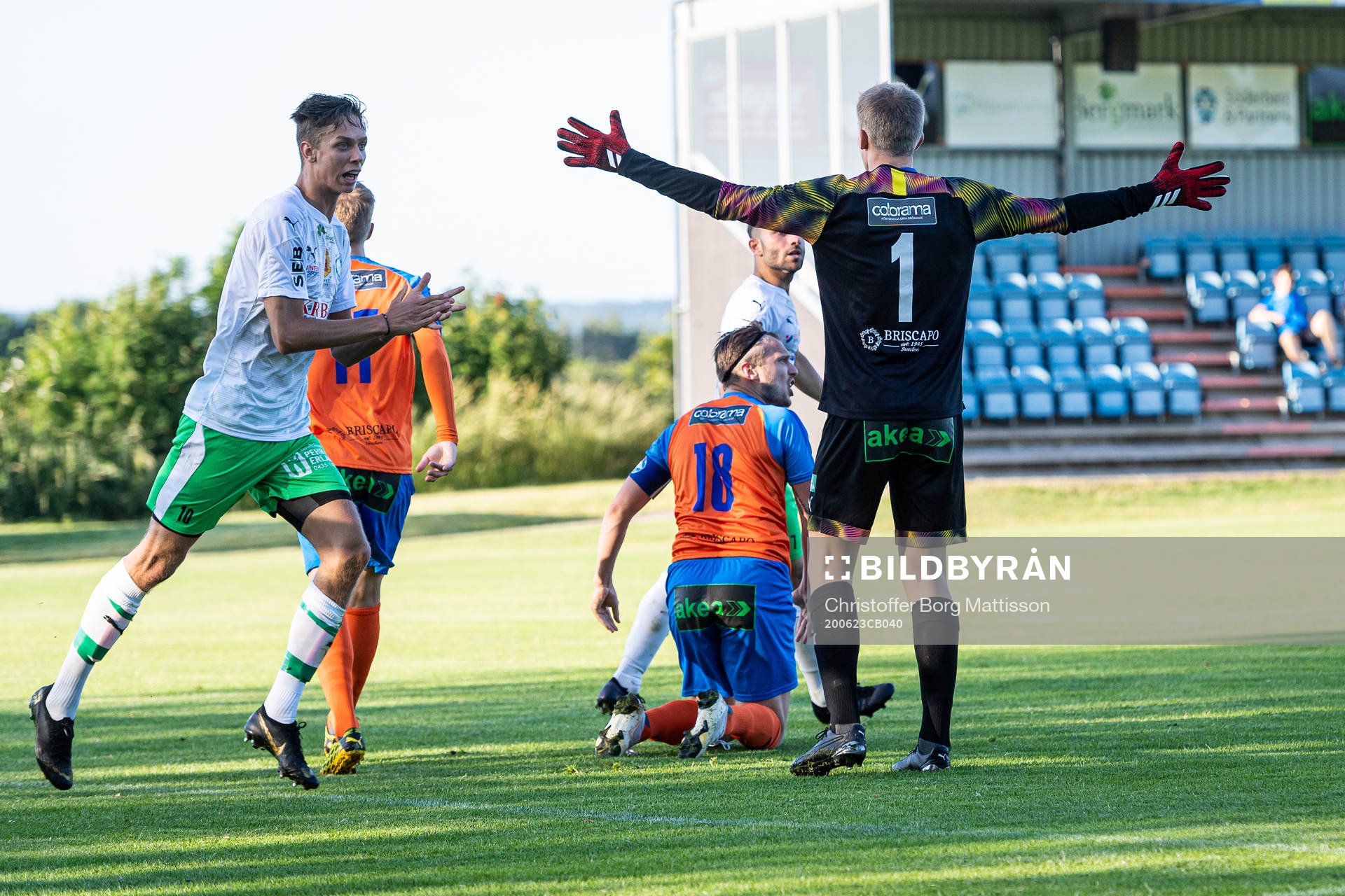 Klippans Cim Nilsson jublar