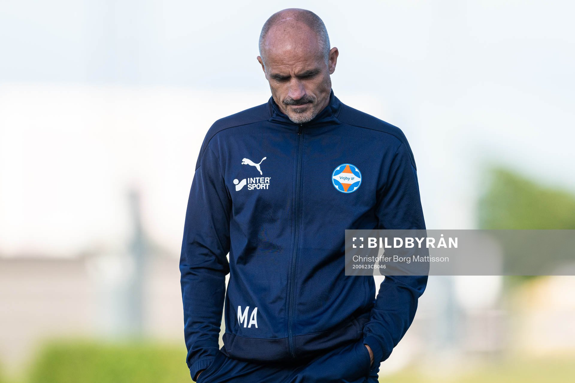 Vejbys tränare Magnus Arvidsson deppar
