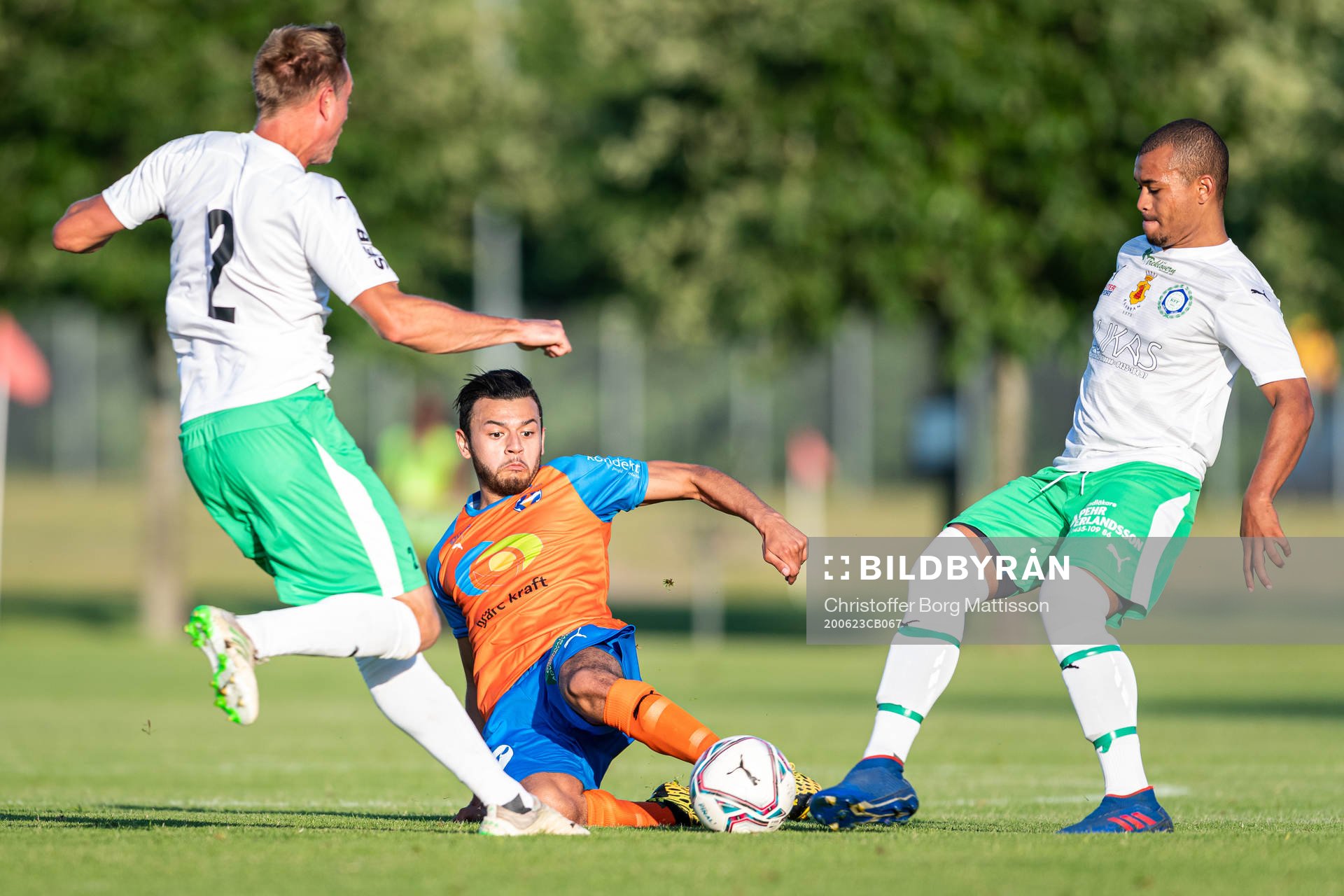 Vejbys Stanley Batres Prado mot Klippans Rasmus Wendt och