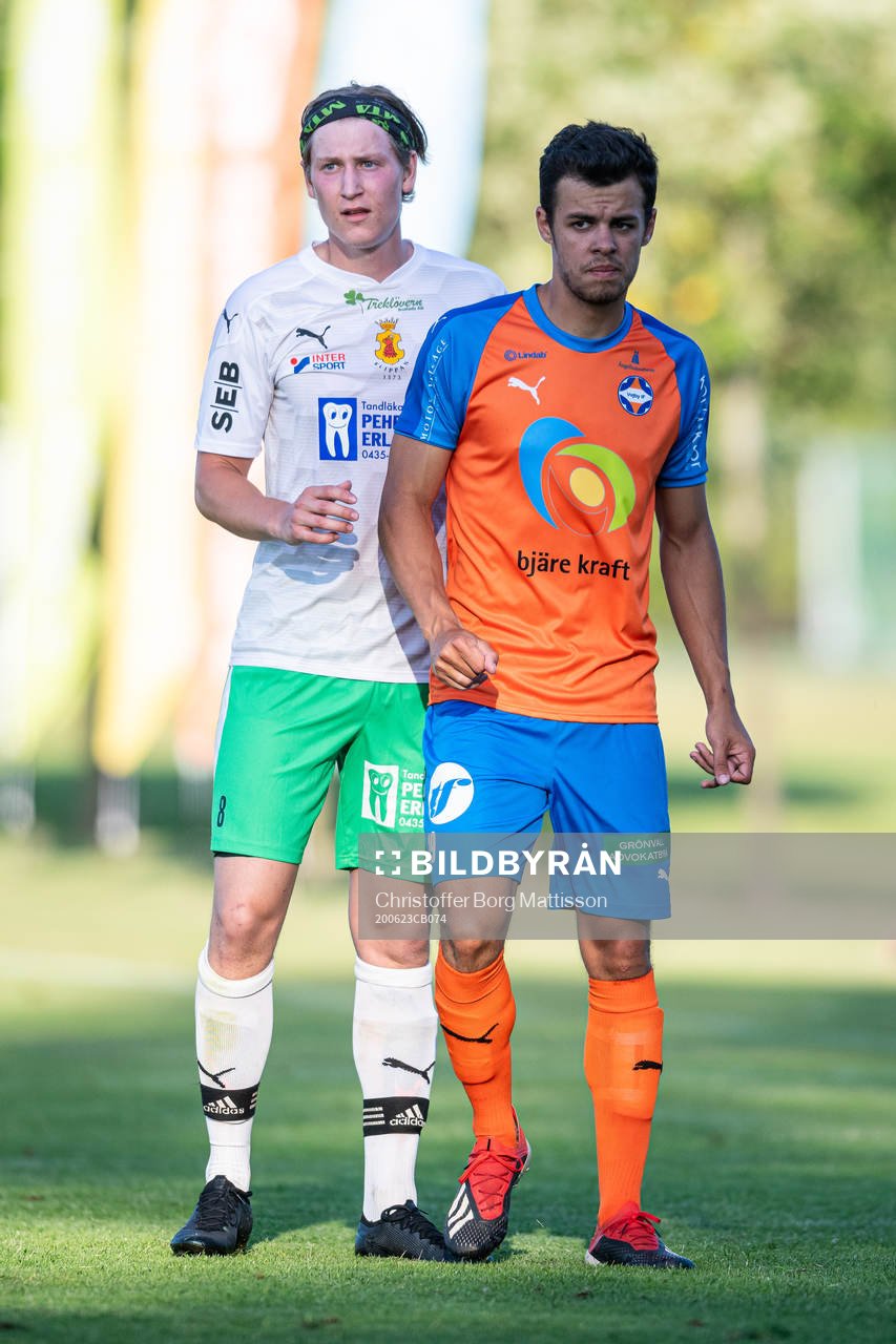 Klippans Dan Persson och Vejbys Hugo Rosendahl