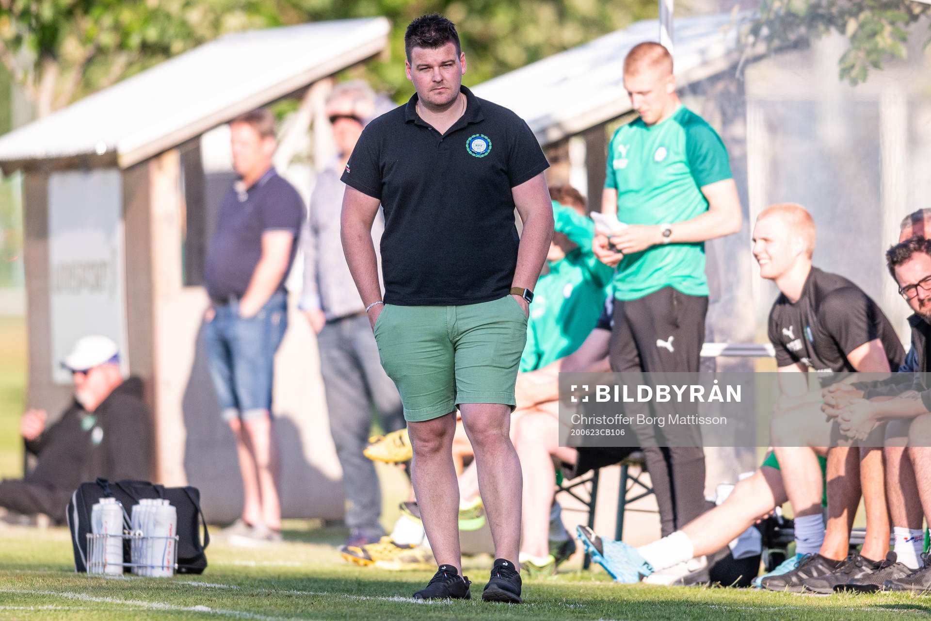 Klippans tränare Emil Bengtsson