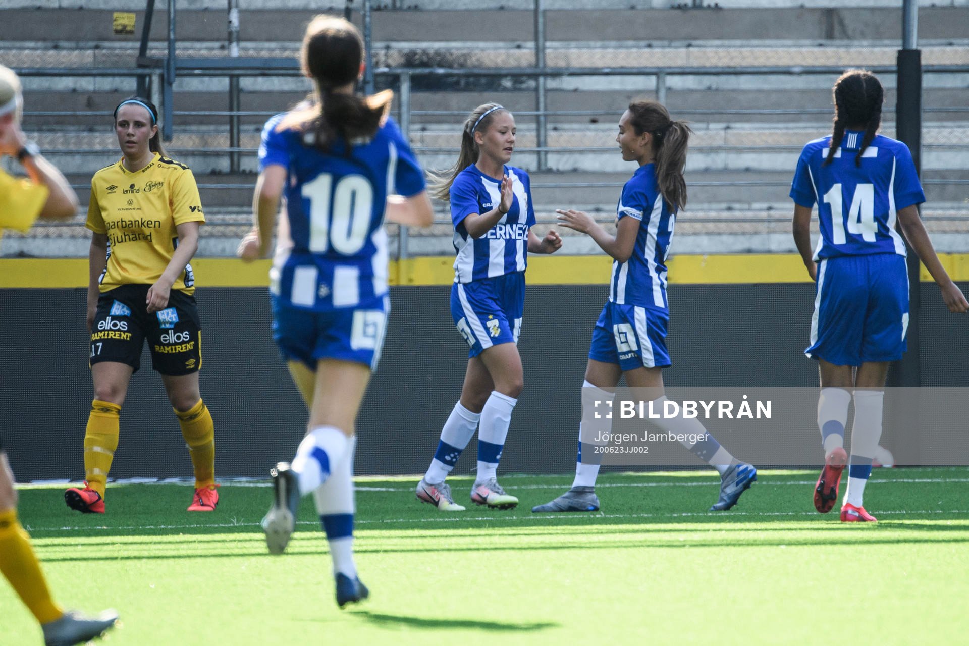 IFK Göteborgs Novalie Jensen jubel