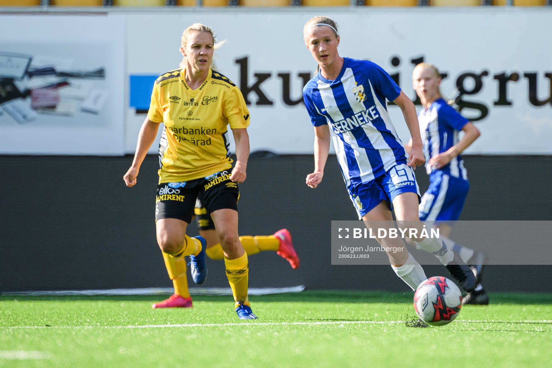 IFK Göteborgs Alexandra Larsson och Elfsborgs Linda