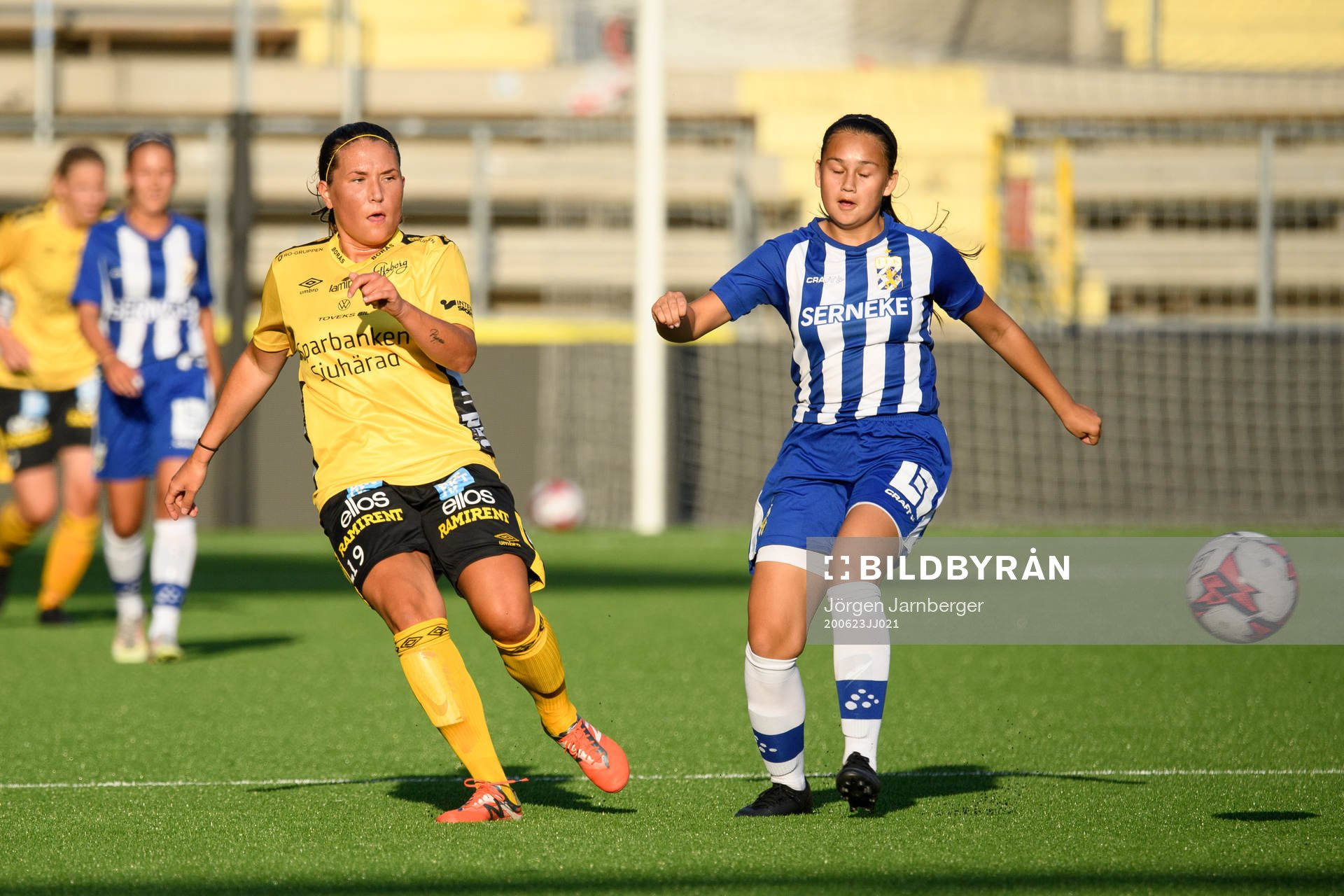 Elfsborgs Johanna Kalinski Köhlqust och IFK Göteborgs