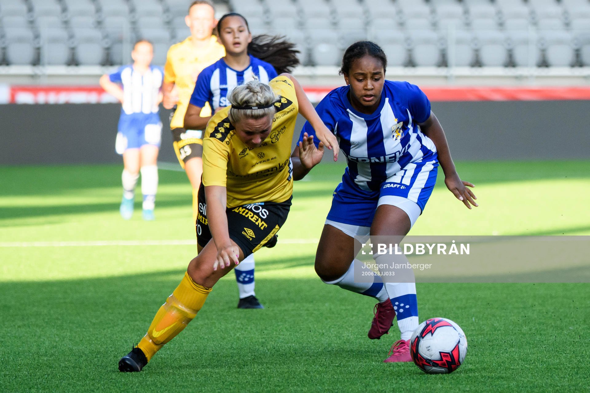 Elfsborgs Ebba Johansson och IFK Göteborgs Aliima