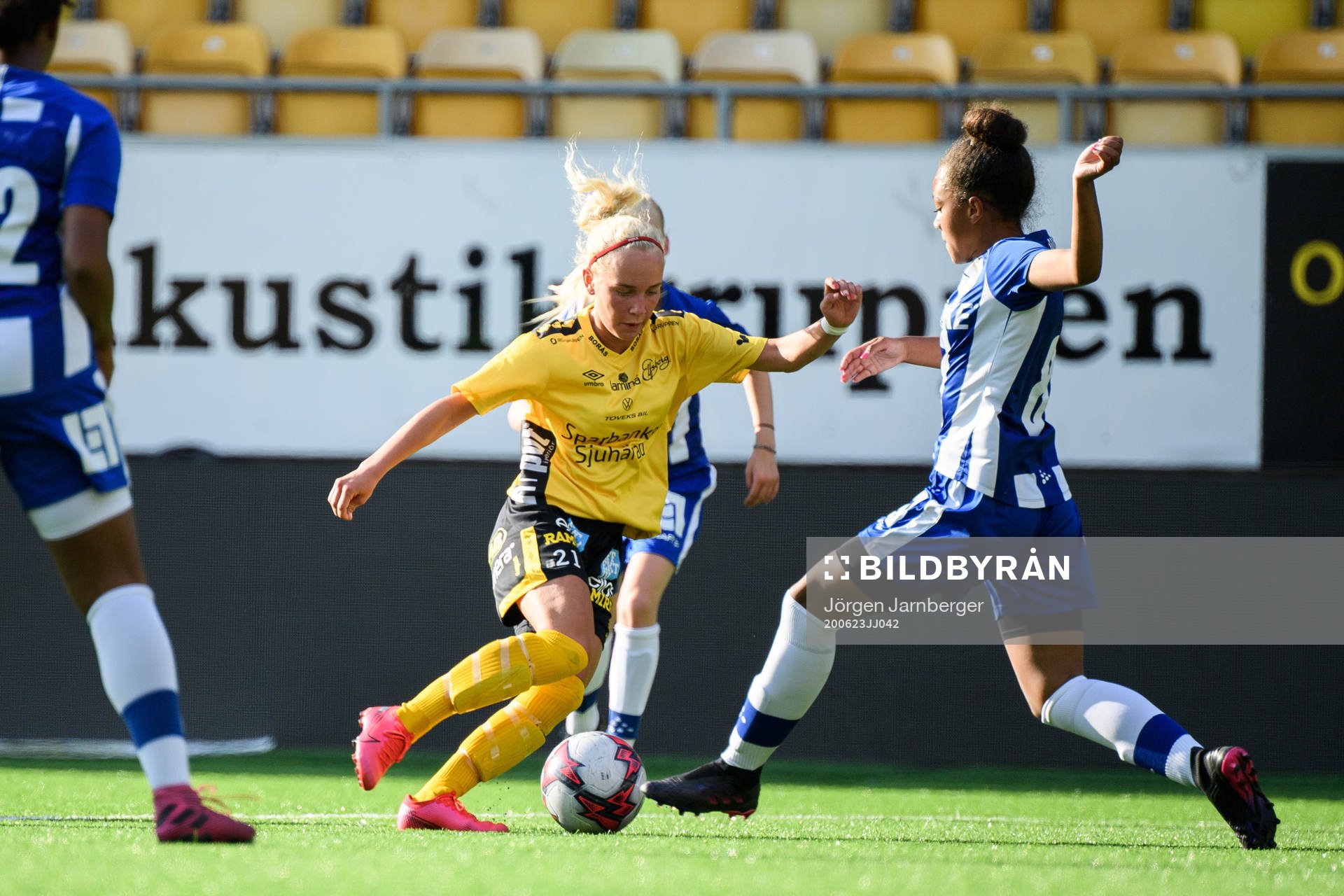 Elfsborgs Tea Skoglund och IFK Göteborgs Tida Jatta