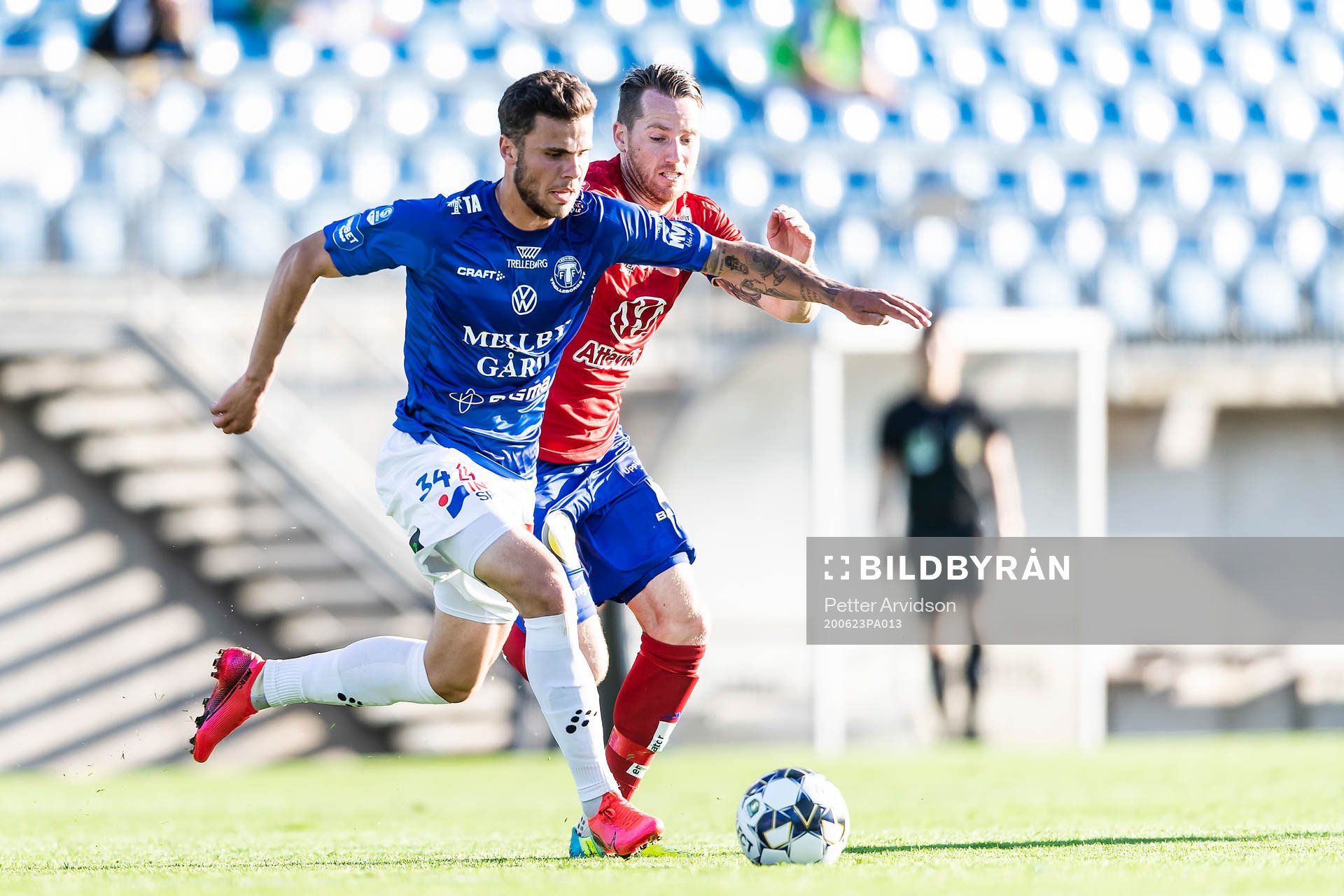 Trelleborgs Herman Hallberg och Östers Johan Persson
