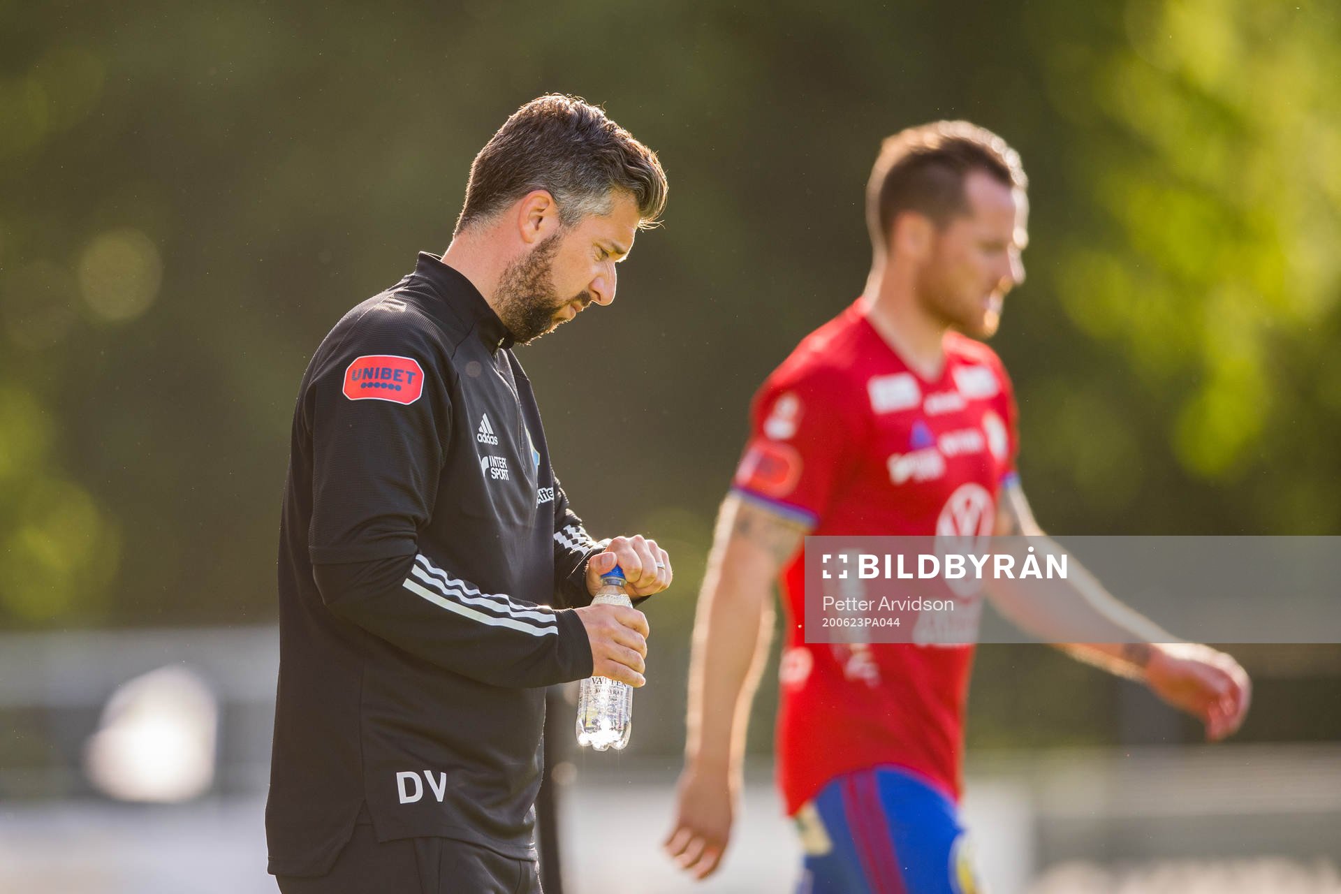Östers tränare Dennis Velic